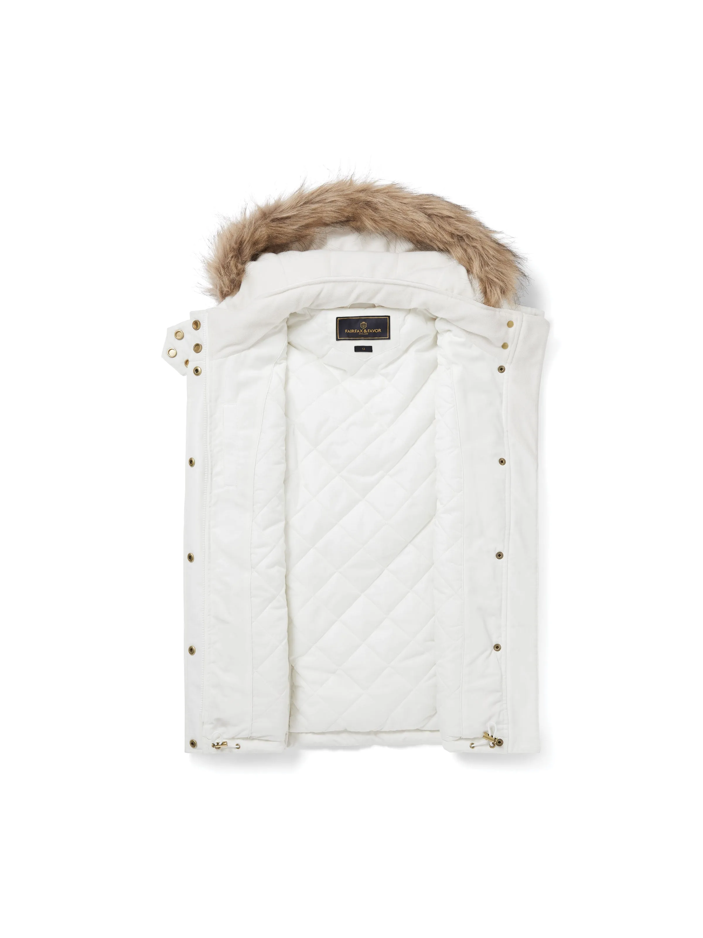 Charlotte Gilet - Winter White