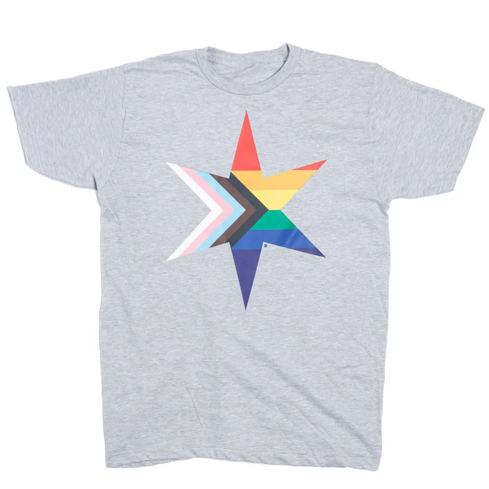 Chicago Star Progress Pride Flag