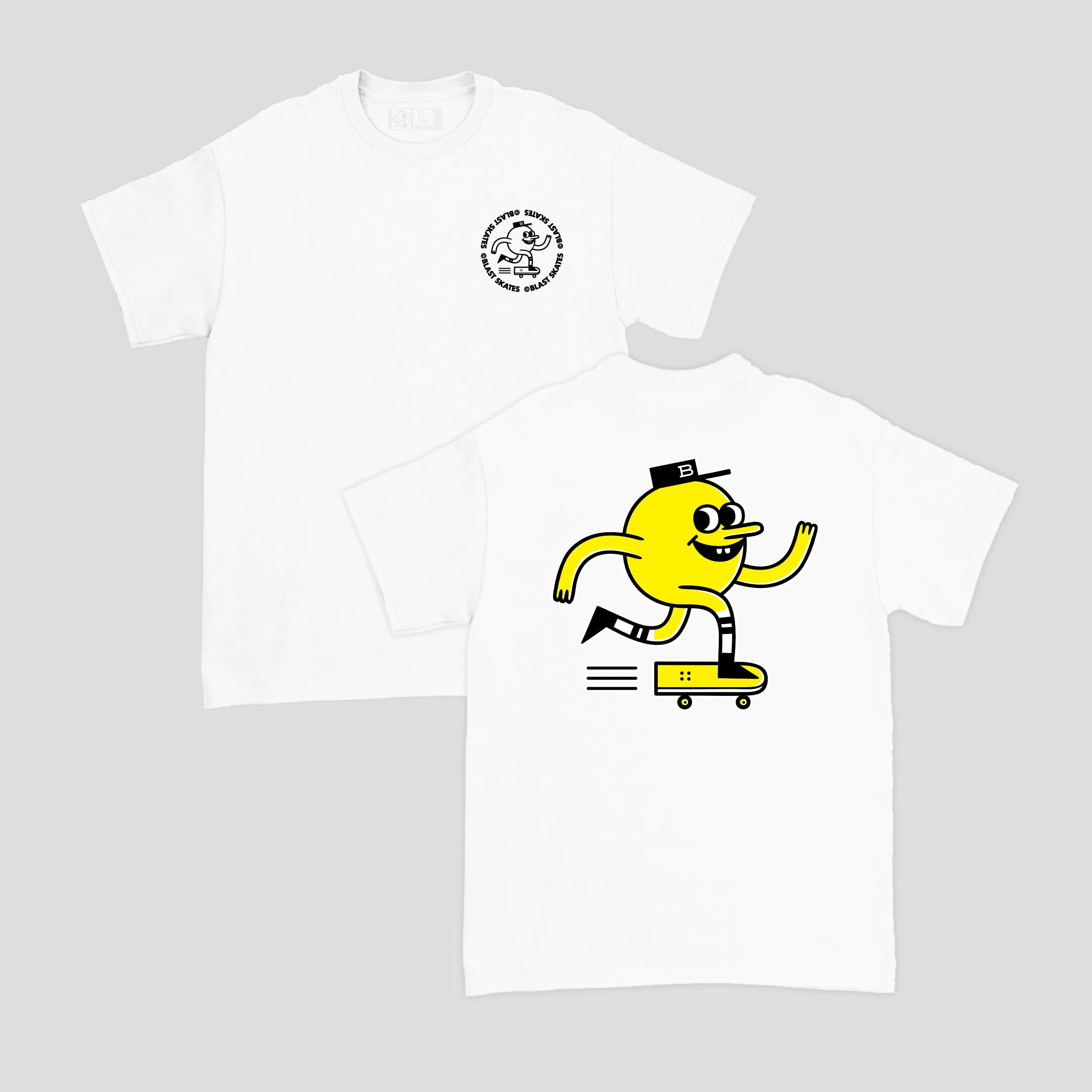 CLASSIC MASCOT LOGO T-SHIRT - WHITE