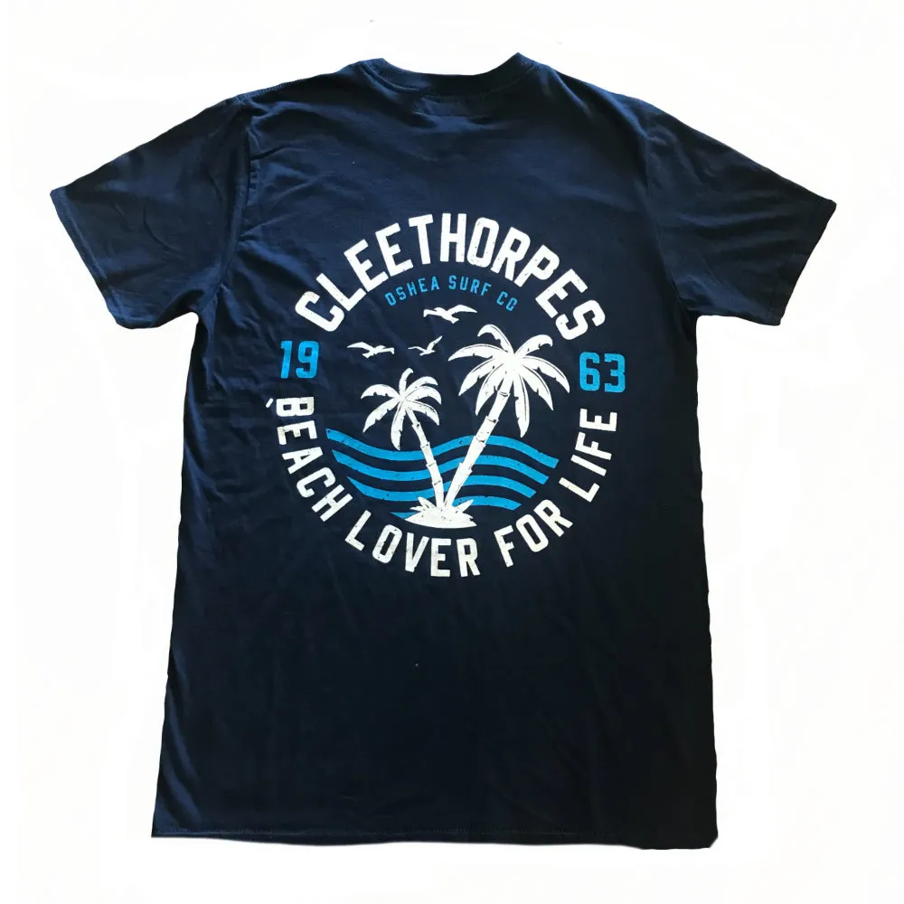 Cleethorpes "BEACH LOVER" T-Shirt - Navy