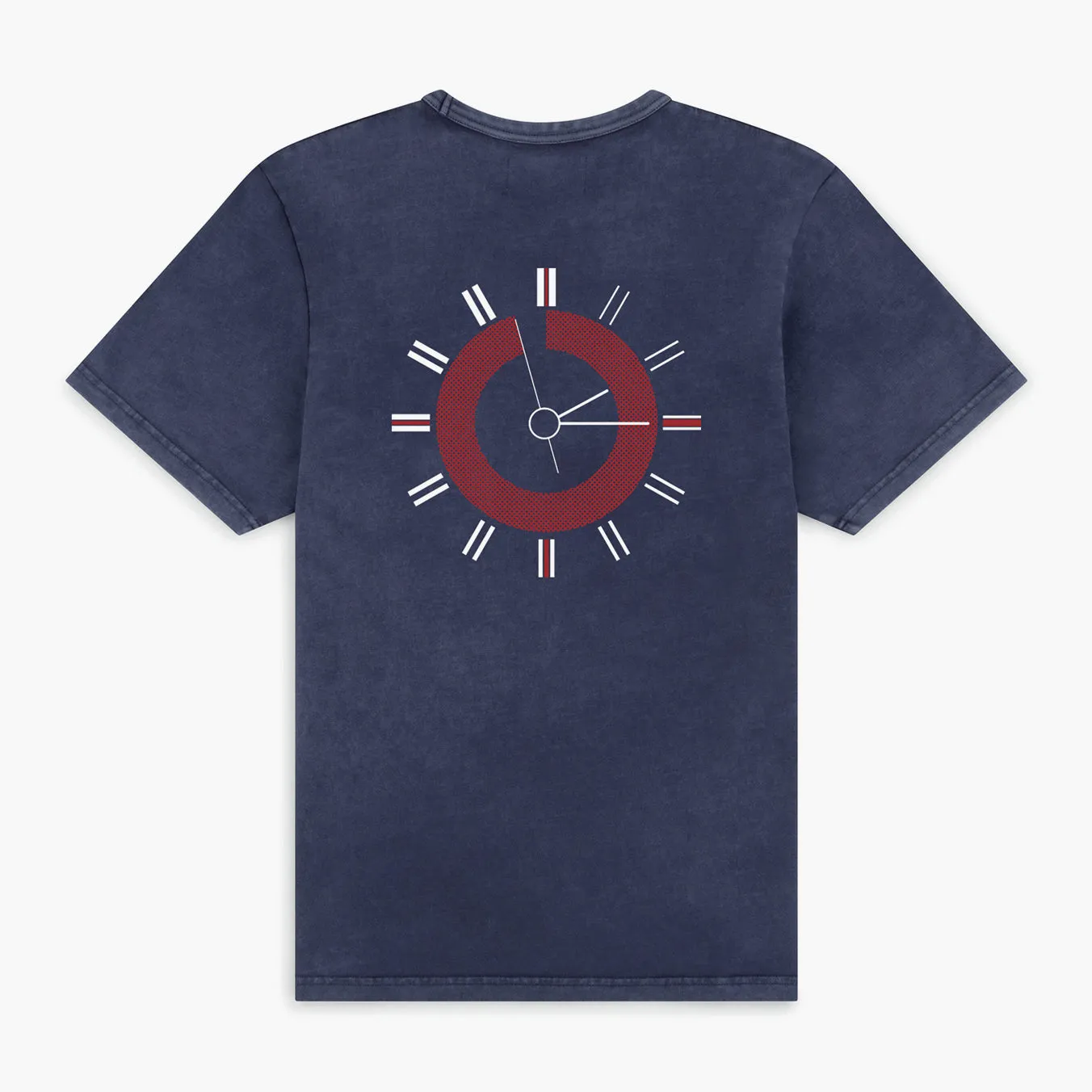 Clock Graphic T-Shirt - Ensis Navy