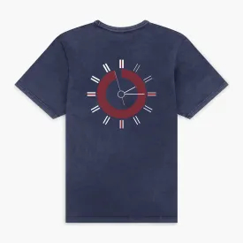 Clock Graphic T-Shirt - Ensis Navy