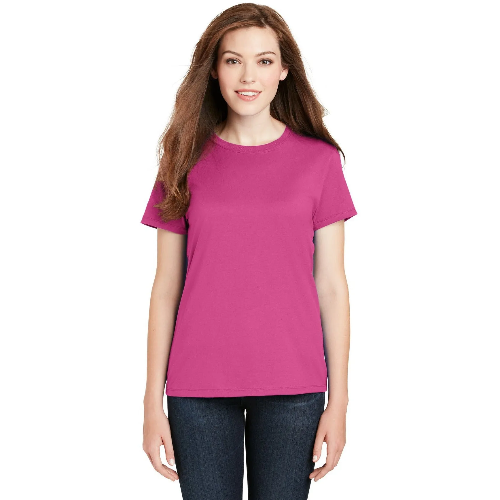 CLOSEOUT - Hanes Ladies Perfect-T Cotton T-Shirt