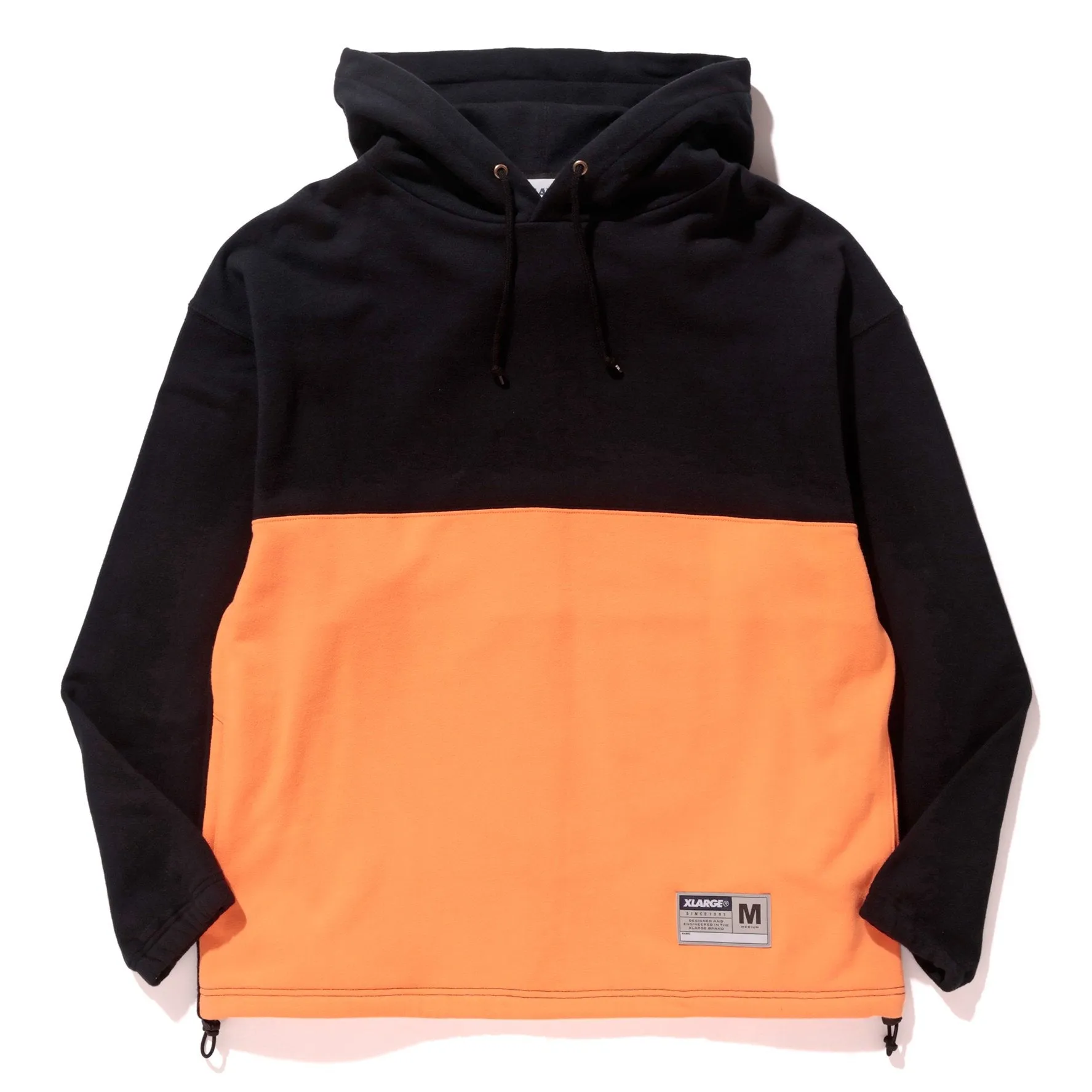 COLORBLOCK HOODED SWEAT