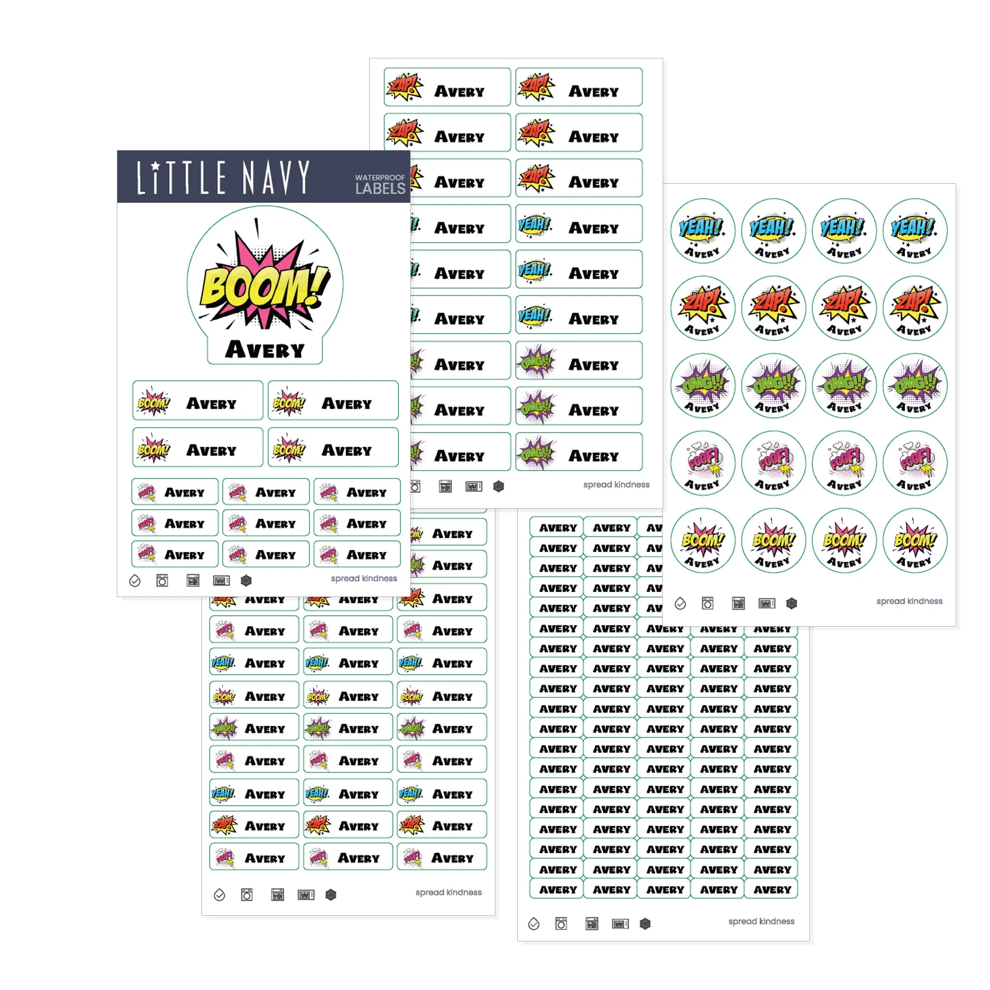 Comic '24 - Ultimate Label Pack - 183 Waterproof Labels