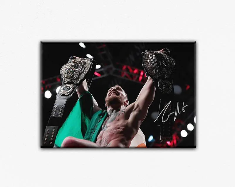 Conor McGregor Double Belt Colour