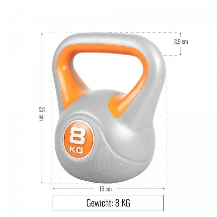 Contrast Vinyl Kettlebell 8KG