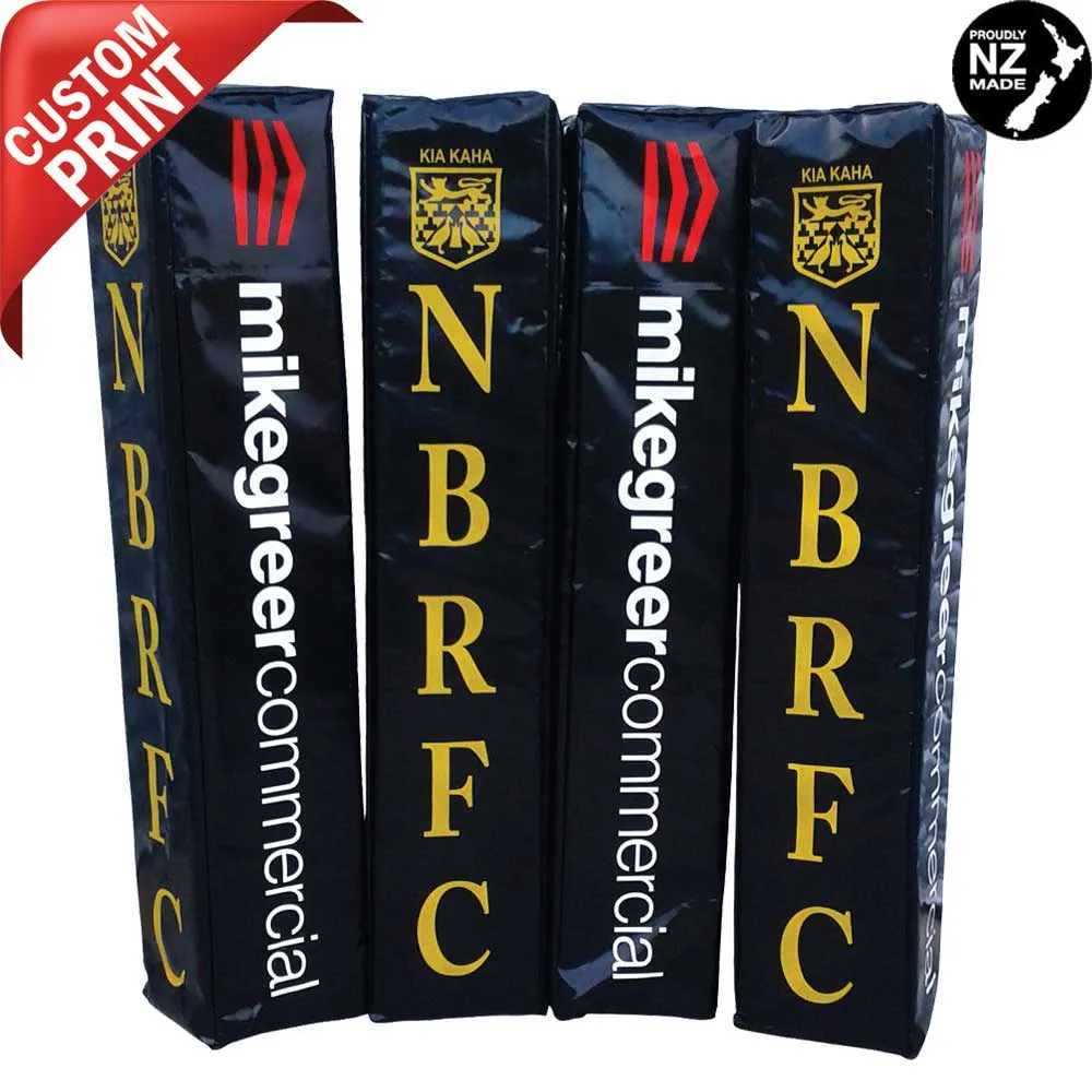 Corporate Branded Rugby Goal Post Pads