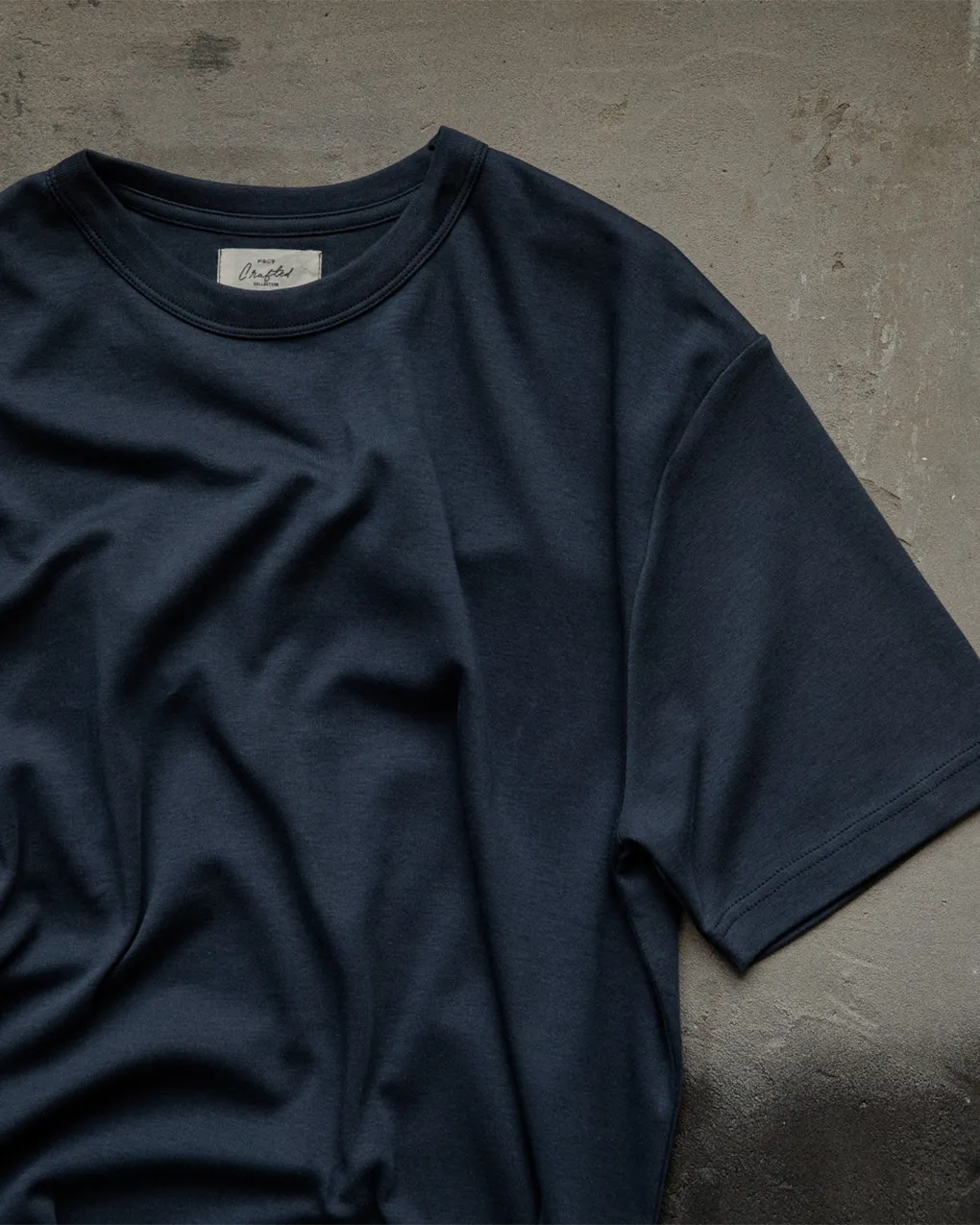 Crafted Heavyweight T-Shirt - Midnight Navy