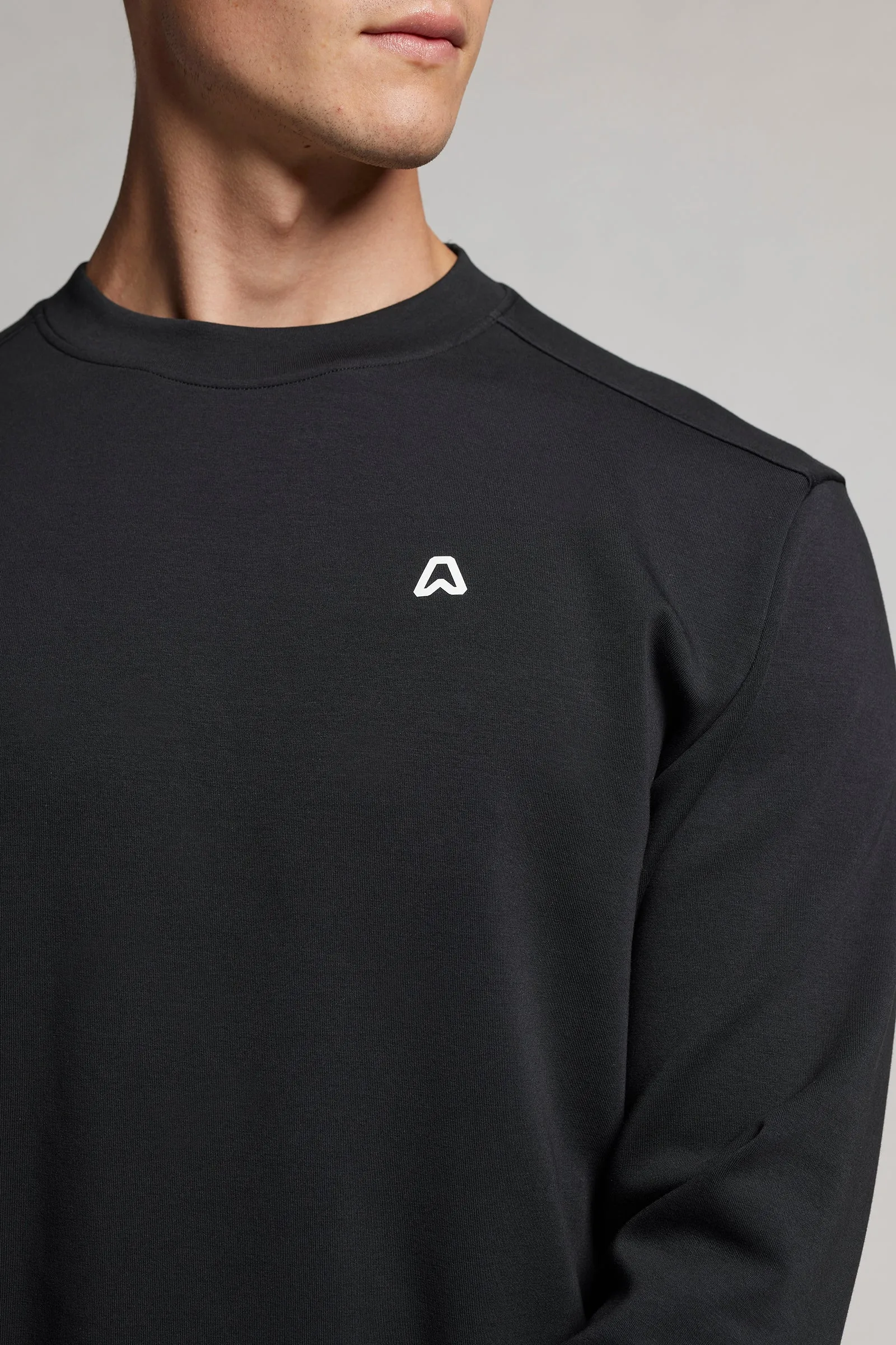 Crew Neck Sweatshirt - Putter Black