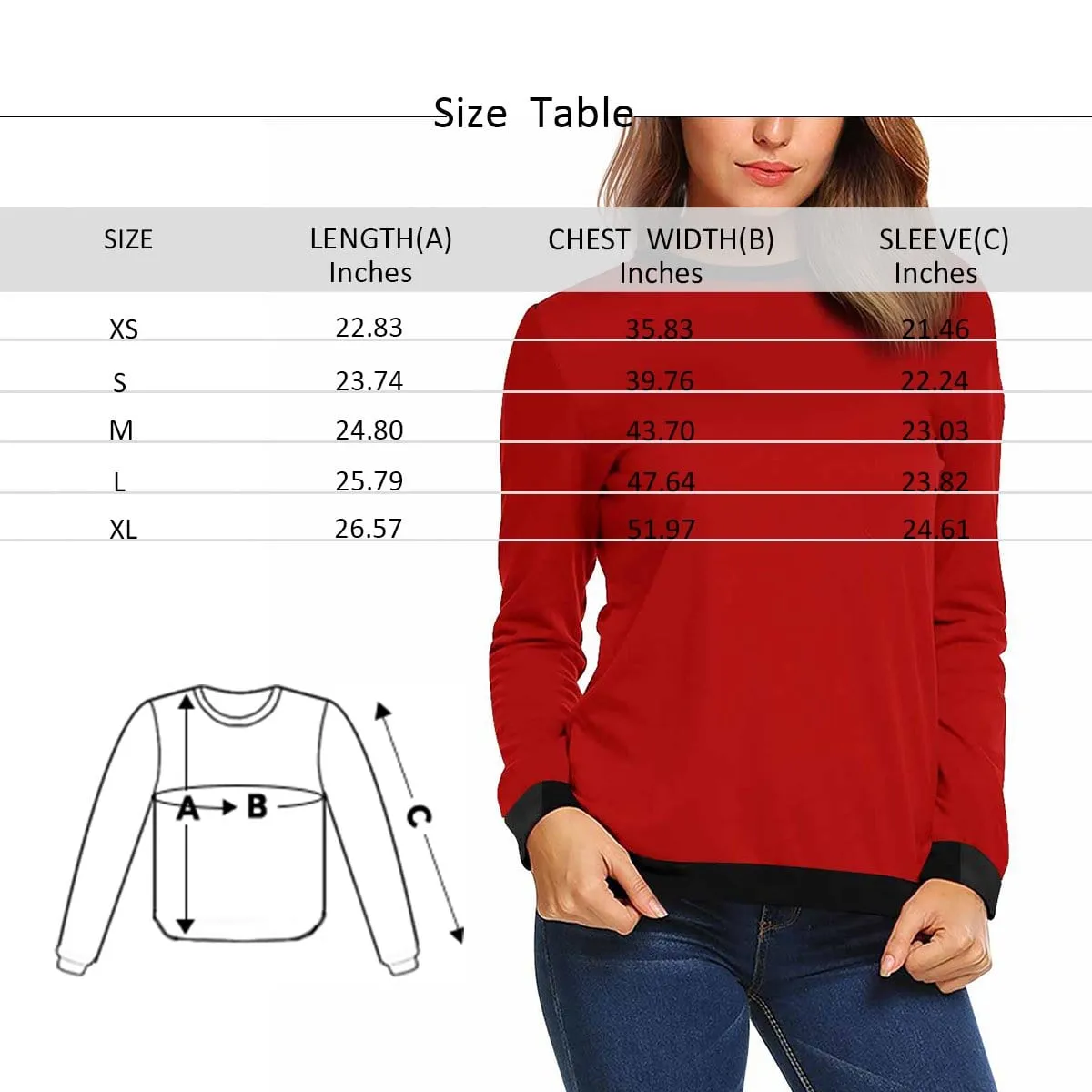 Custom Face Pizza Universe Women's Casual Crewneck Sweatshirt Personalized Long Sleeve Loose Sweatshirt