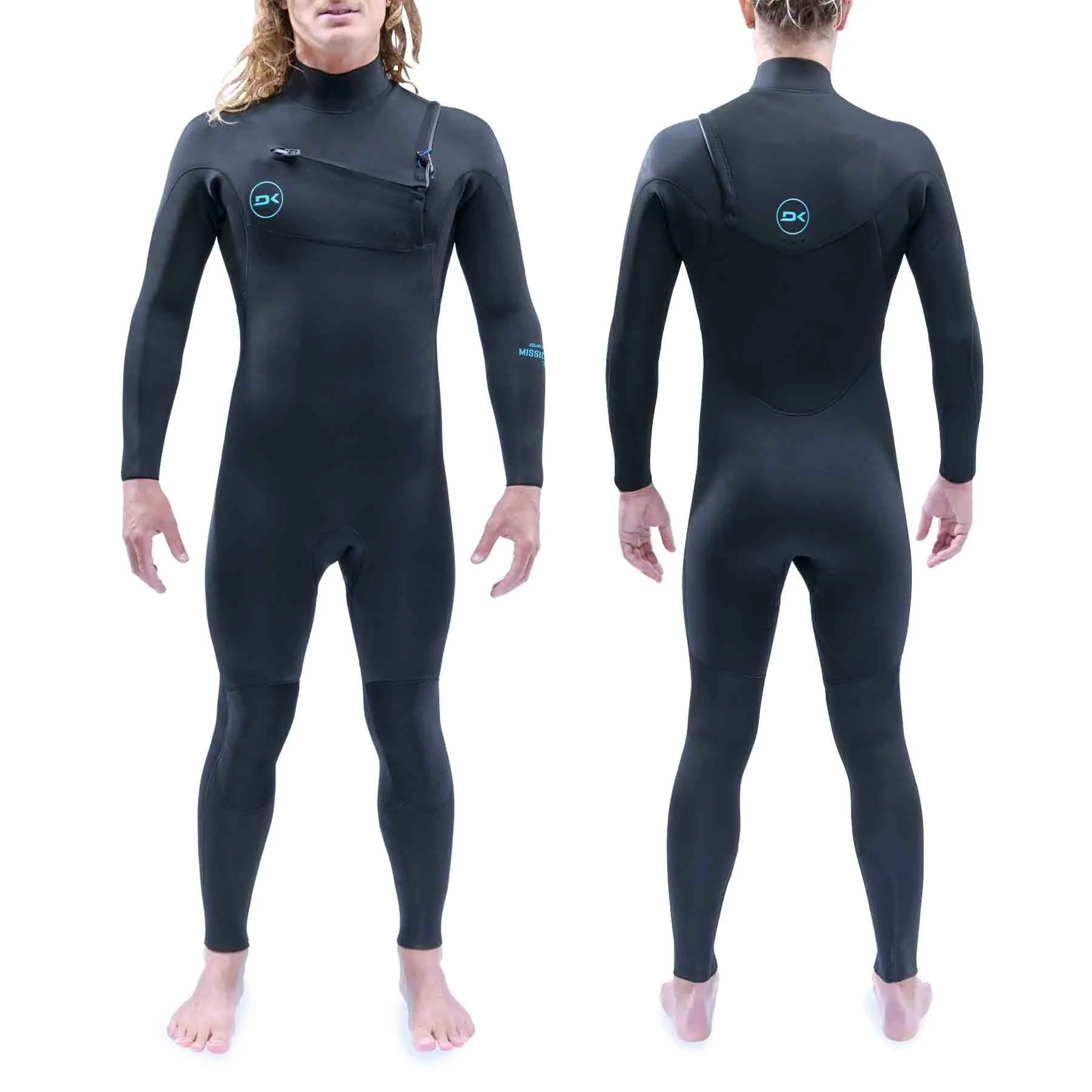 Dakine Mens Mission 3/2mm Chest Zip Wetsuit