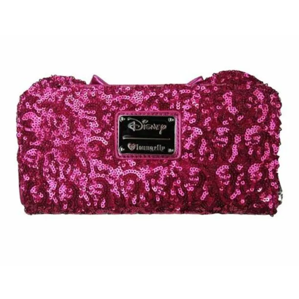 Disney Minnie Mouse Pink Sequin Wallet