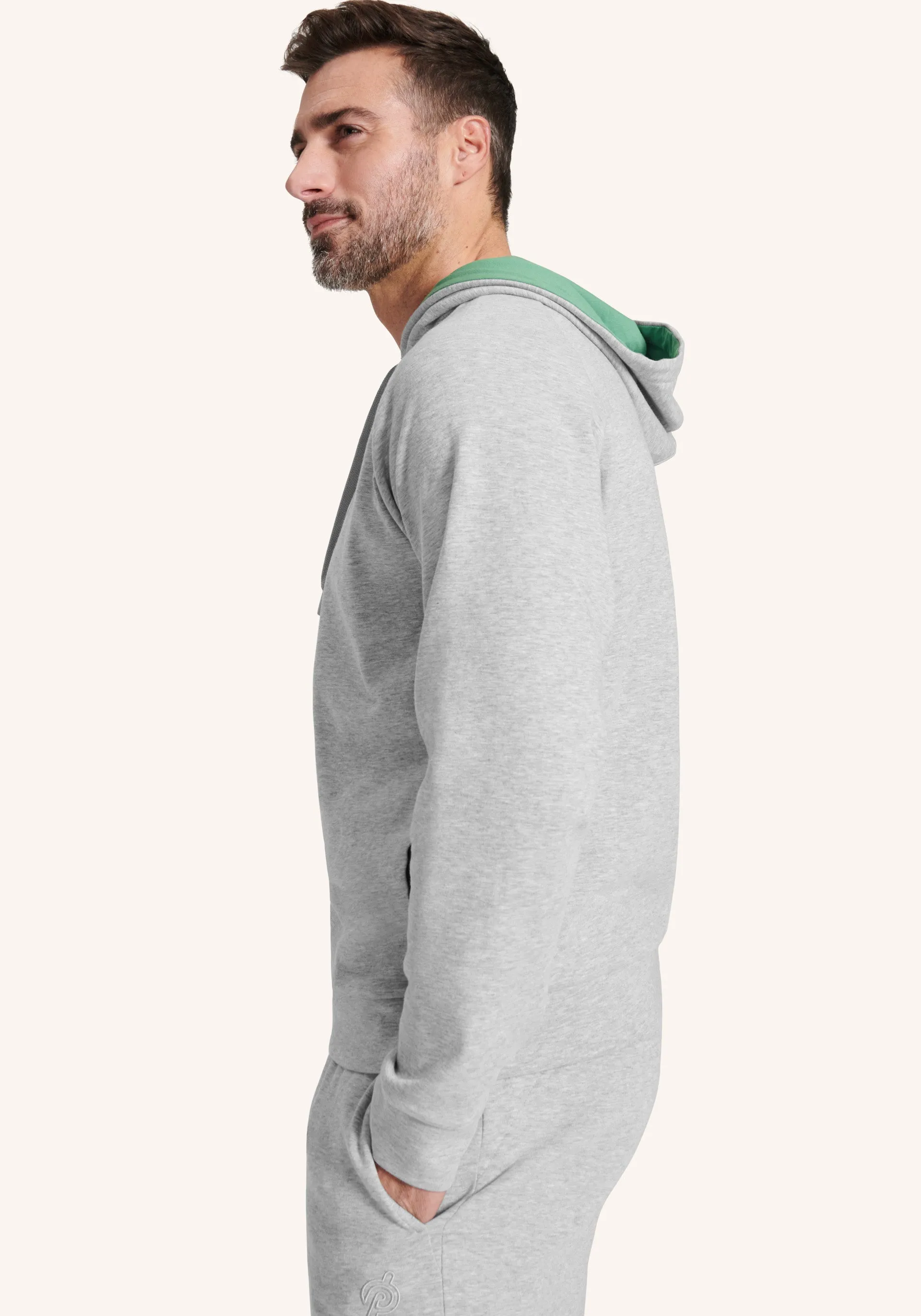 Double Knit Hooded Pullover