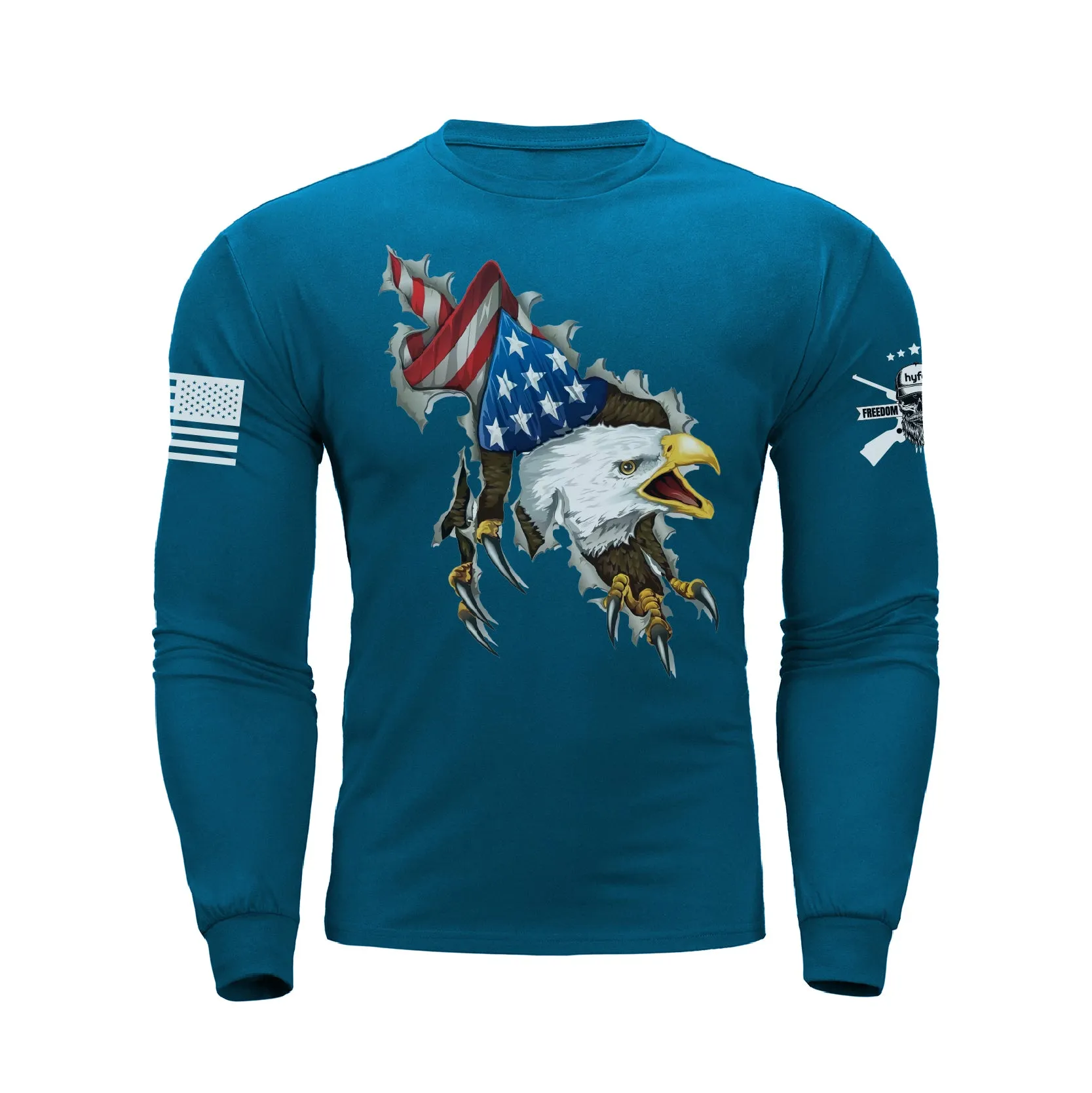 EAGLE  GRAPHIC LONG SLEEVE T-SHIRT