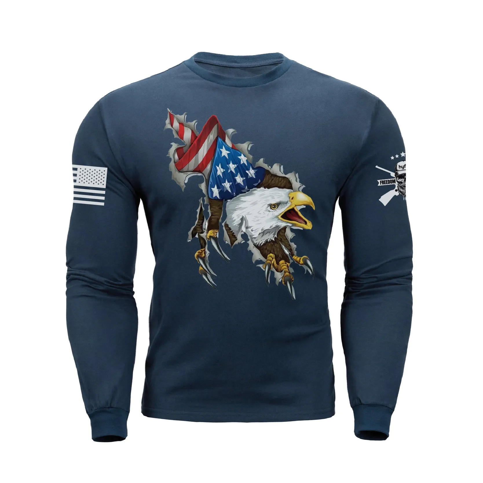 EAGLE  GRAPHIC LONG SLEEVE T-SHIRT