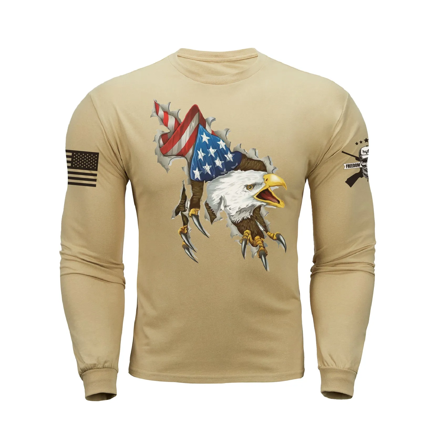 EAGLE  GRAPHIC LONG SLEEVE T-SHIRT