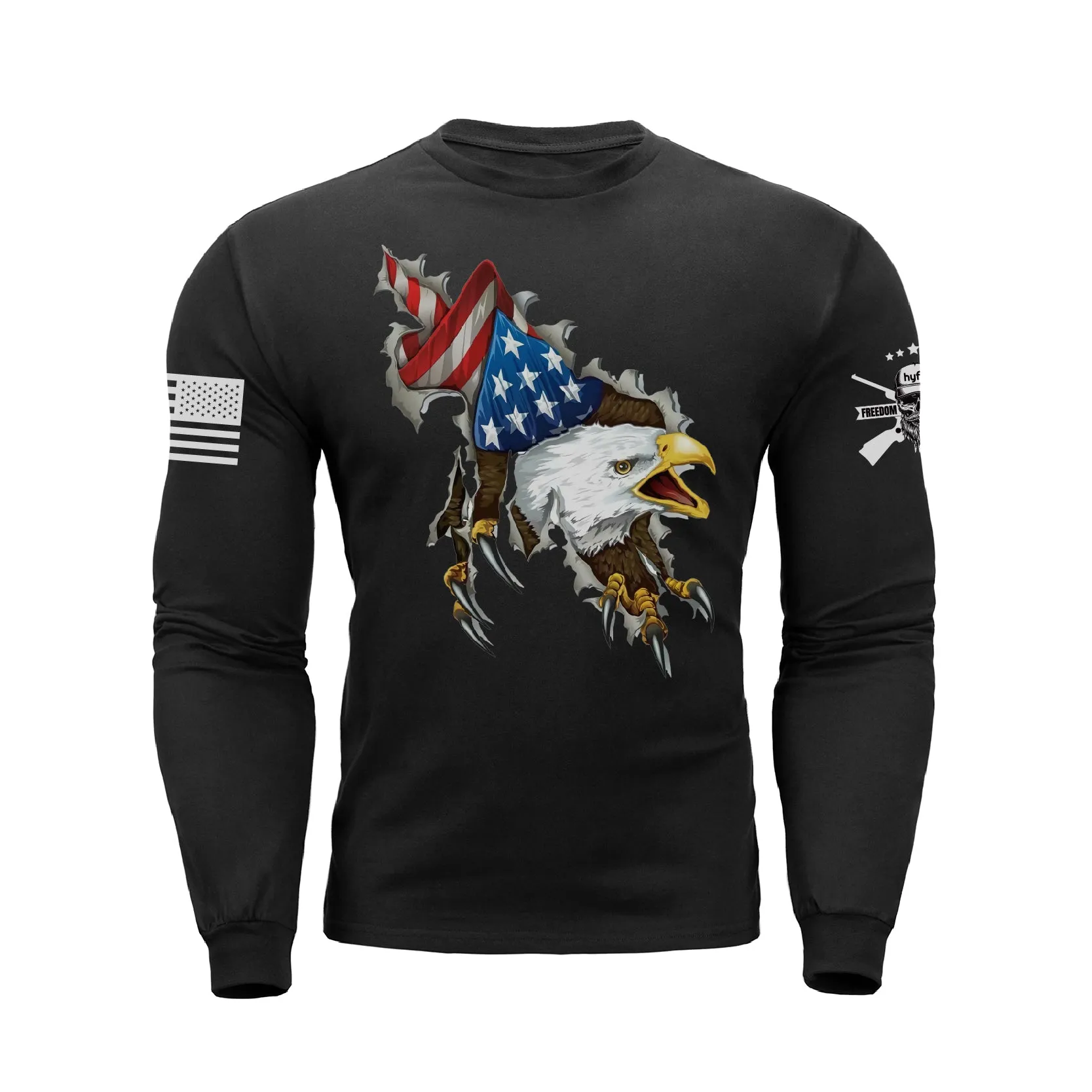 EAGLE  GRAPHIC LONG SLEEVE T-SHIRT