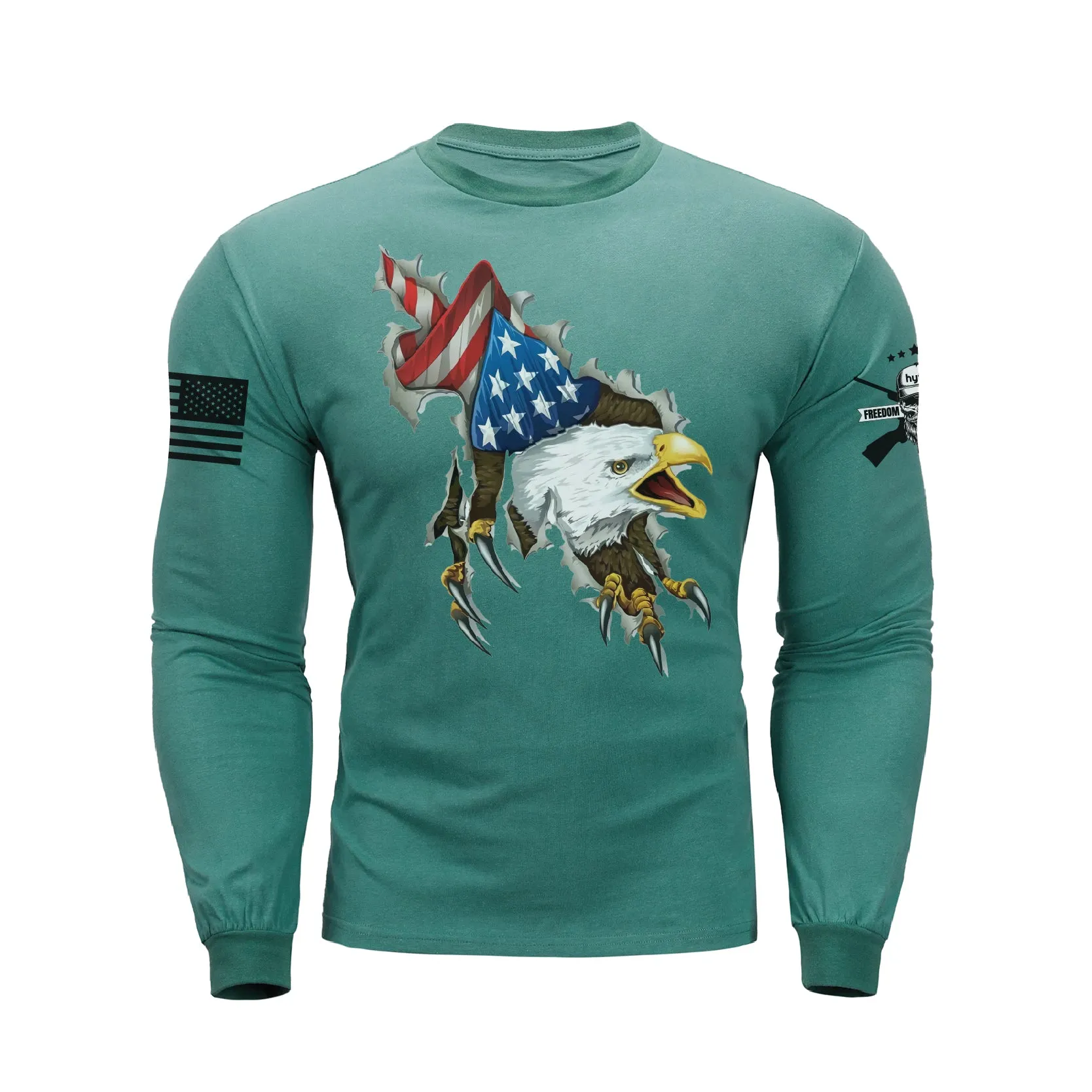 EAGLE  GRAPHIC LONG SLEEVE T-SHIRT