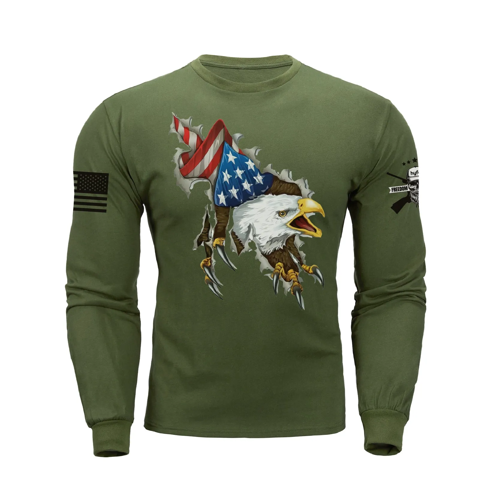 EAGLE  GRAPHIC LONG SLEEVE T-SHIRT