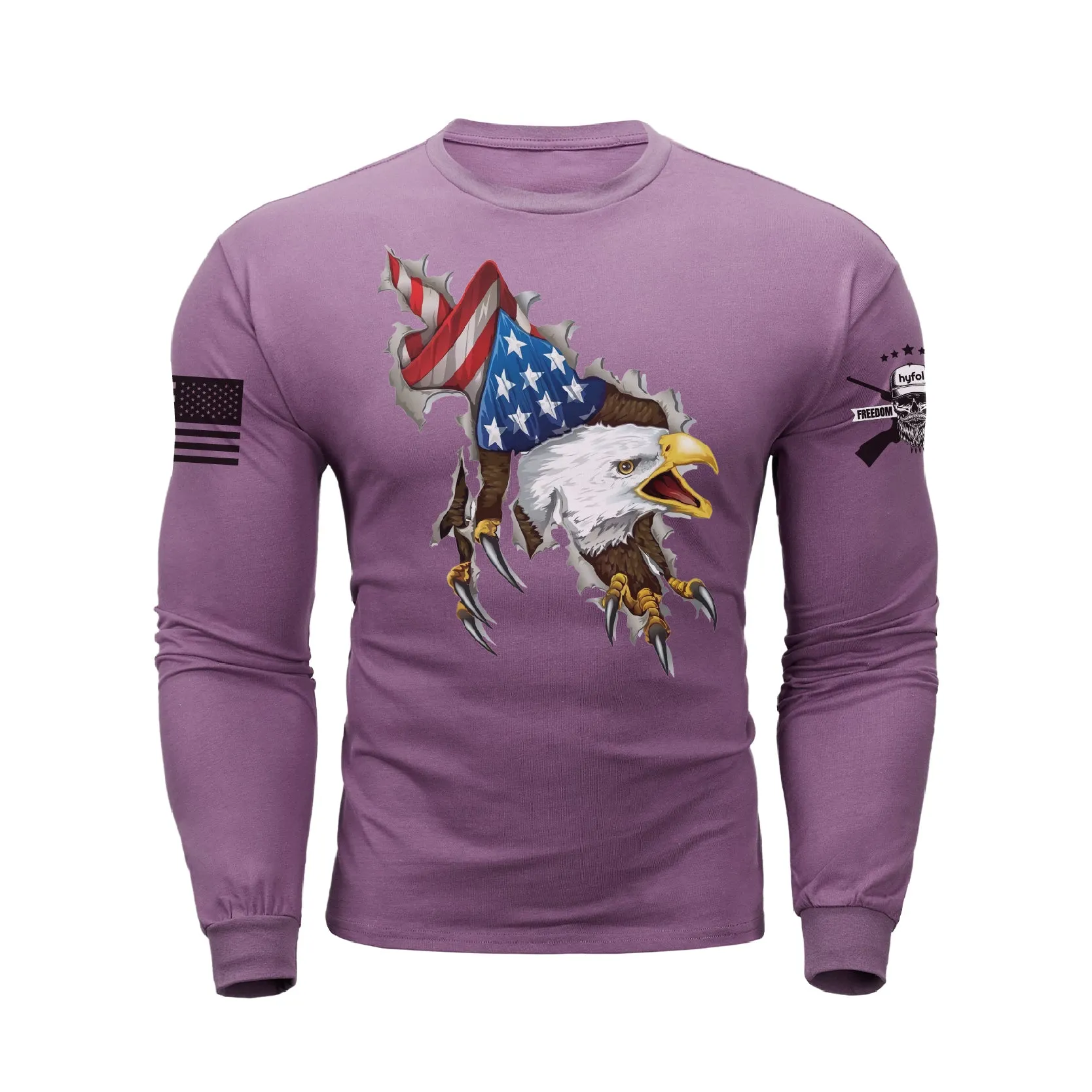 EAGLE  GRAPHIC LONG SLEEVE T-SHIRT