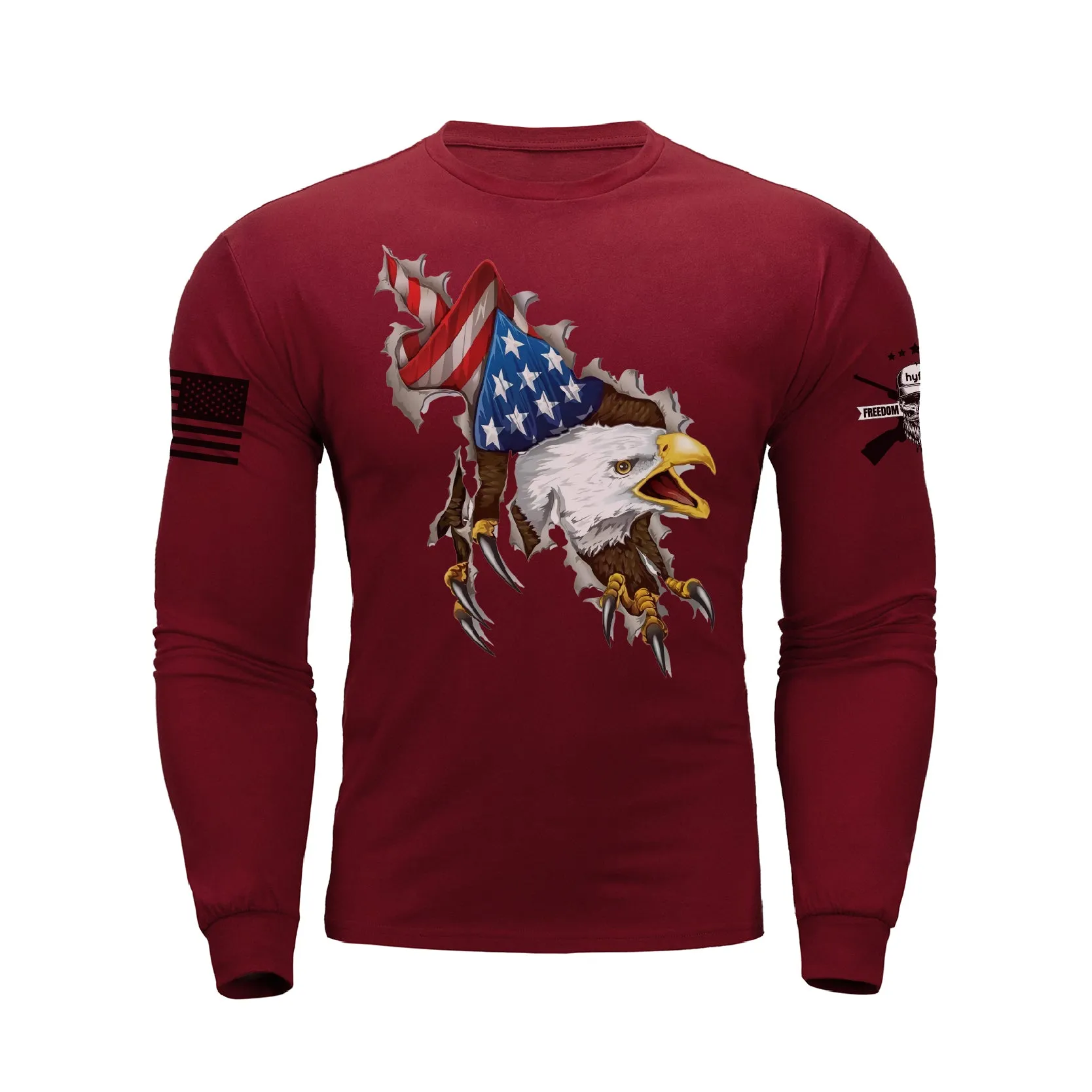 EAGLE  GRAPHIC LONG SLEEVE T-SHIRT