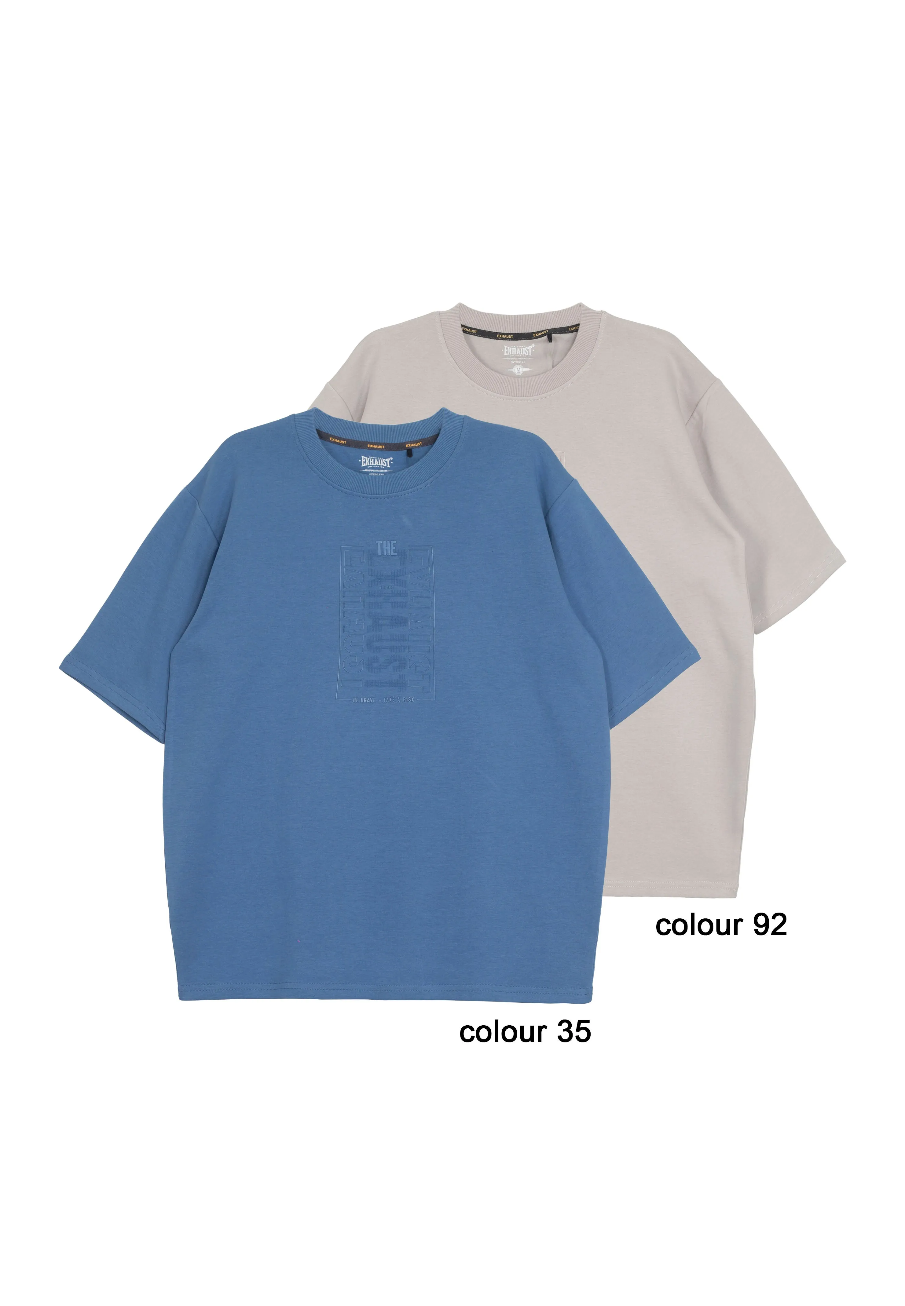 EXHAUST ROUND NECK T SHIRT [OVERSIZE] 1657