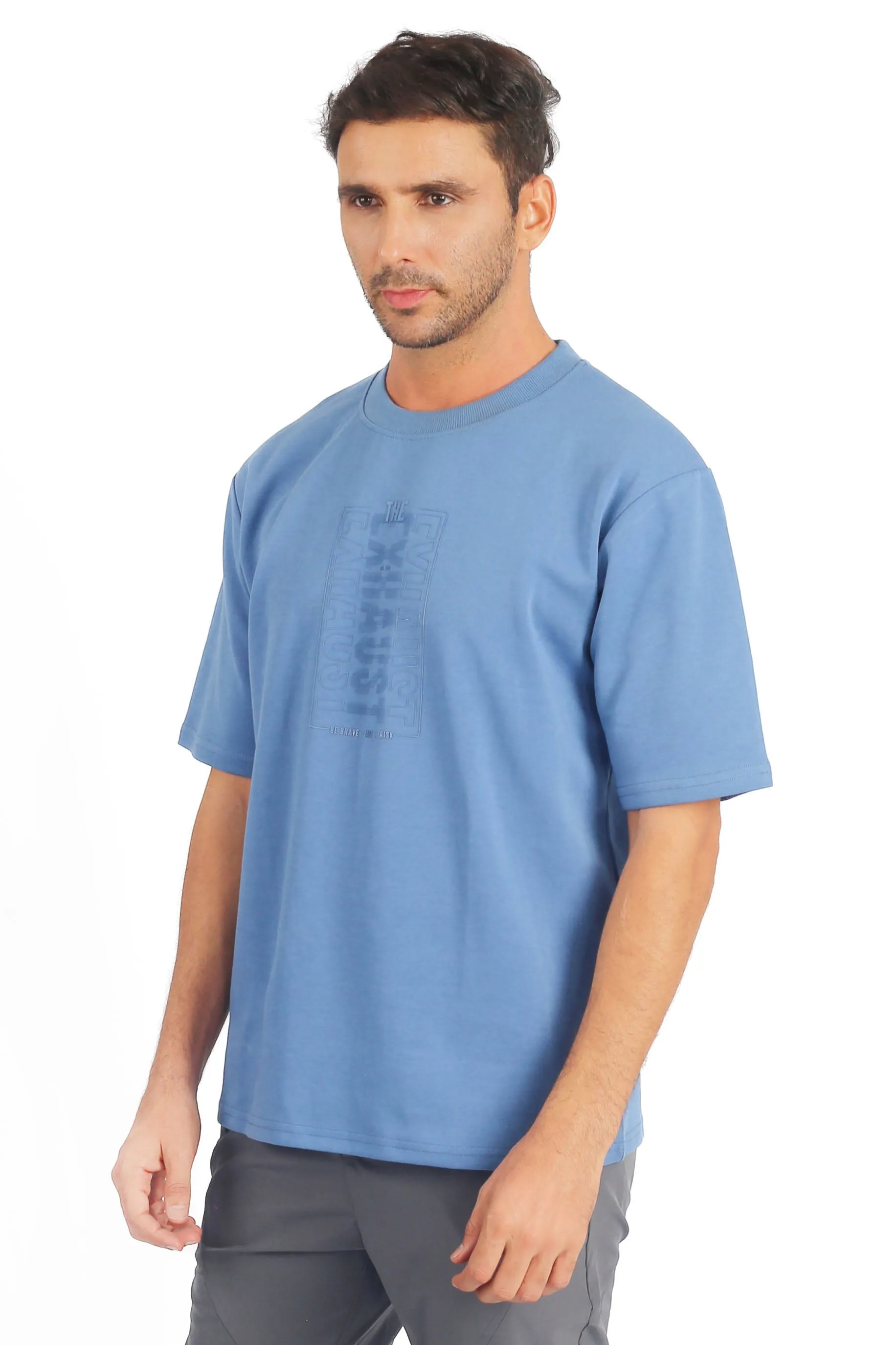 EXHAUST ROUND NECK T SHIRT [OVERSIZE] 1657