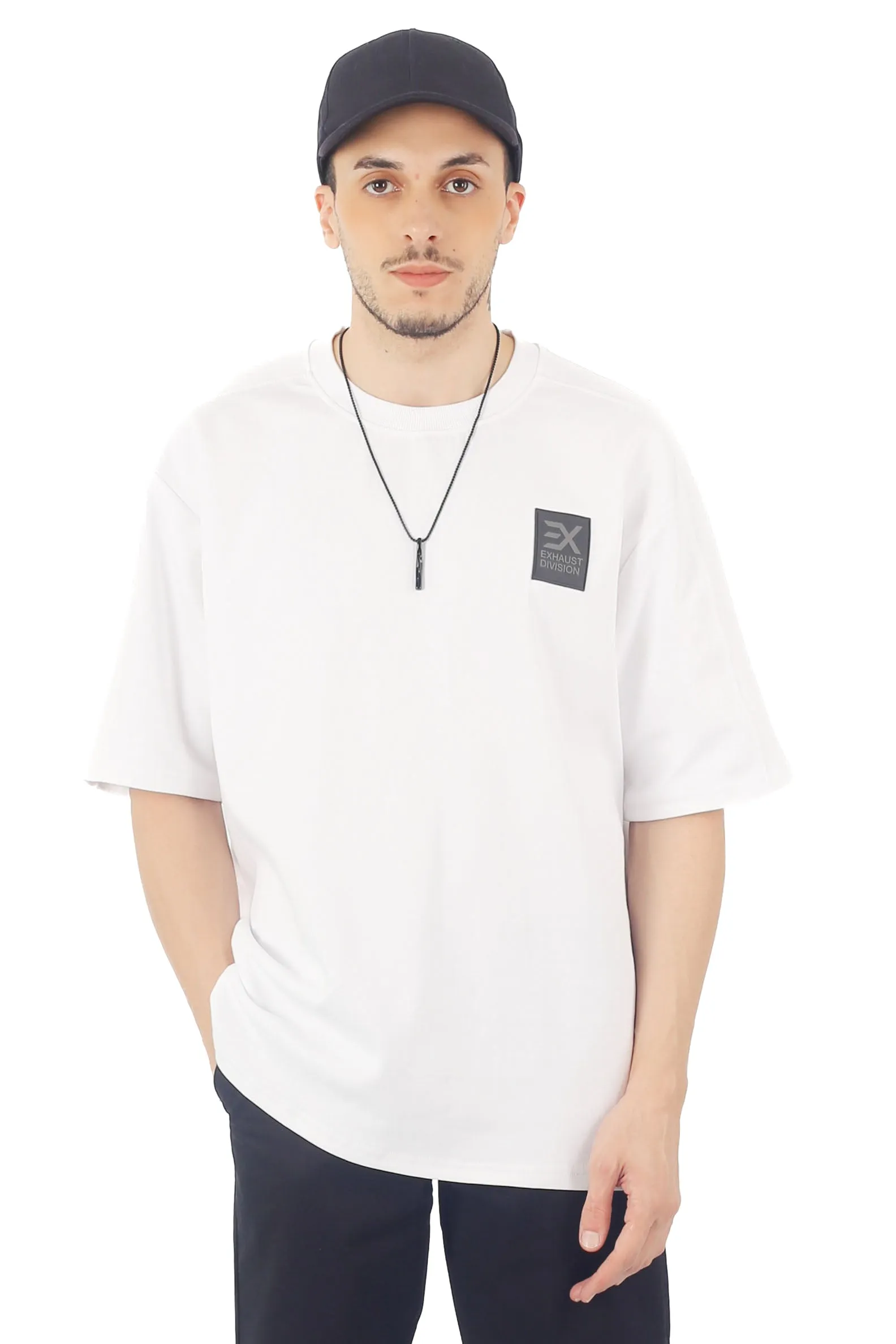 EXHAUST ROUND NECK T SHIRT [OVERSIZE] 1662