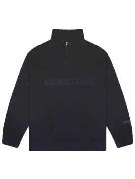 Fear Of God Essentials Half Zip Pullover Black [FW20]