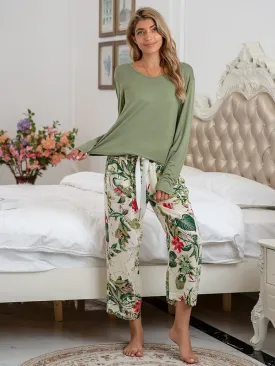 Floral Print Modal Cotton Lounge Set