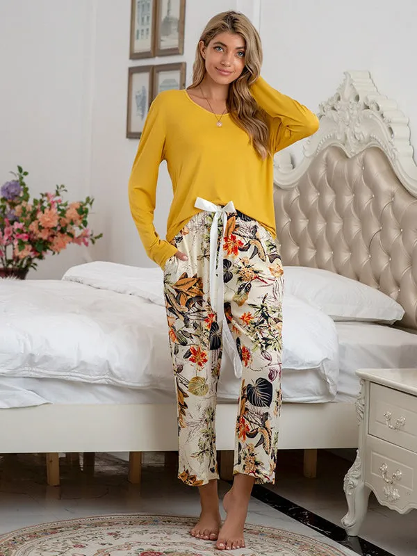 Floral Print Modal Cotton Lounge Set