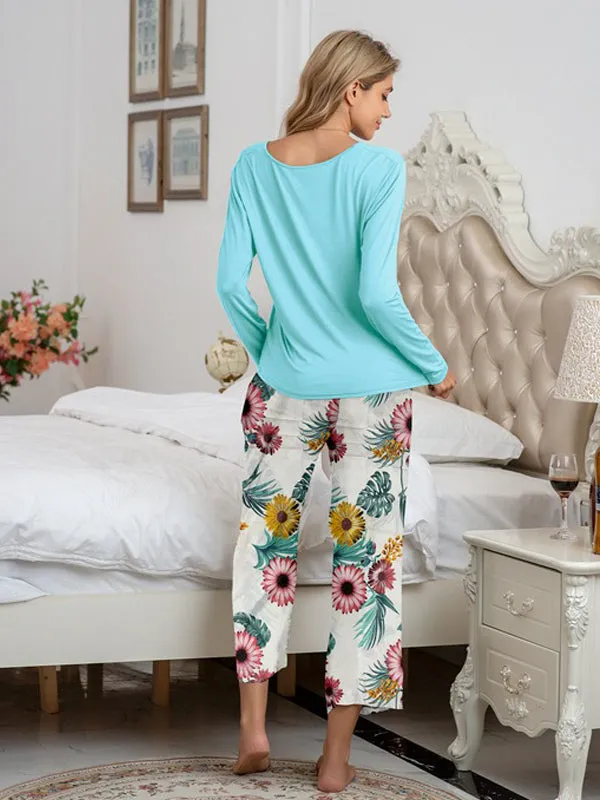 Floral Print Modal Cotton Lounge Set