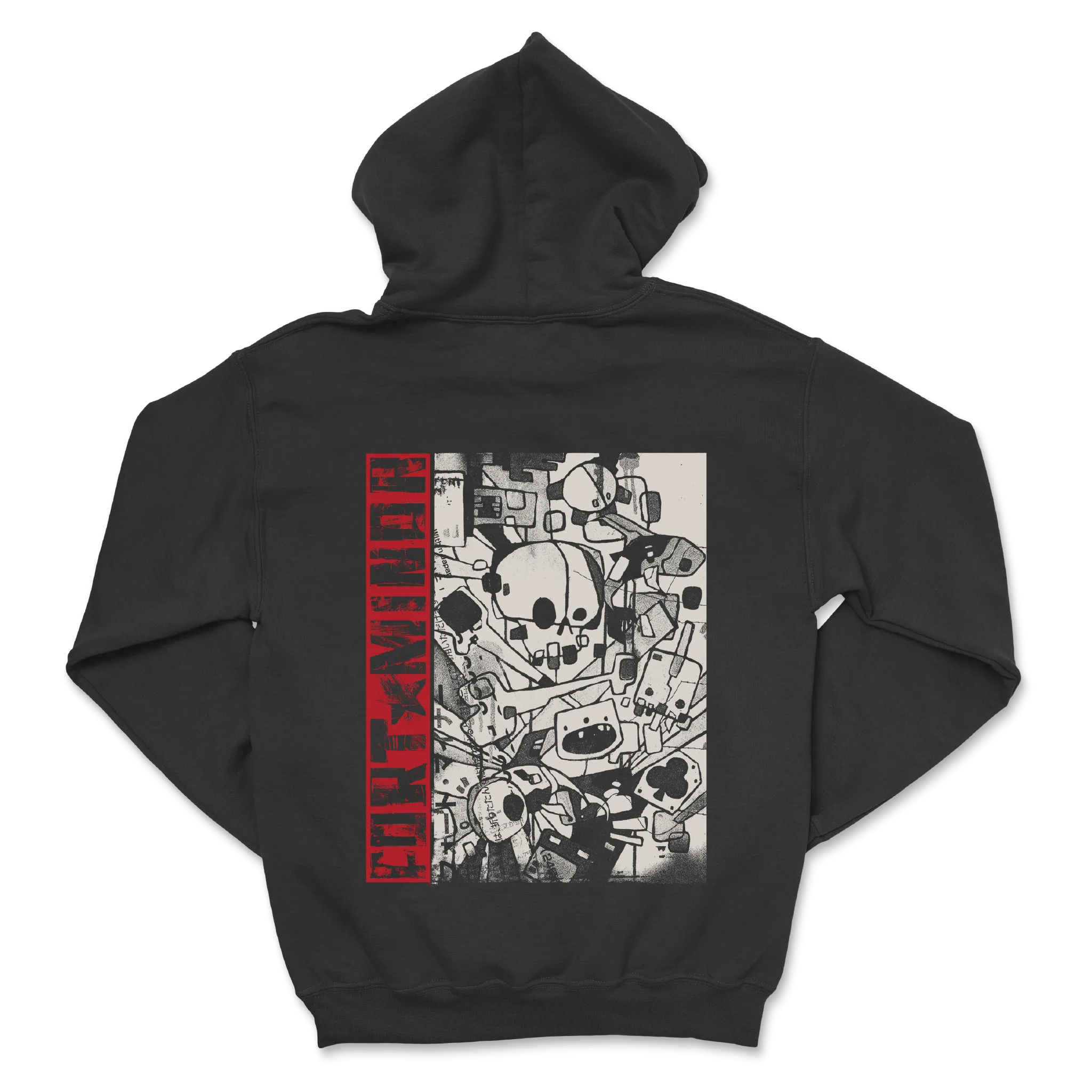 FM - Cover Stack Black Pullover Hoodie