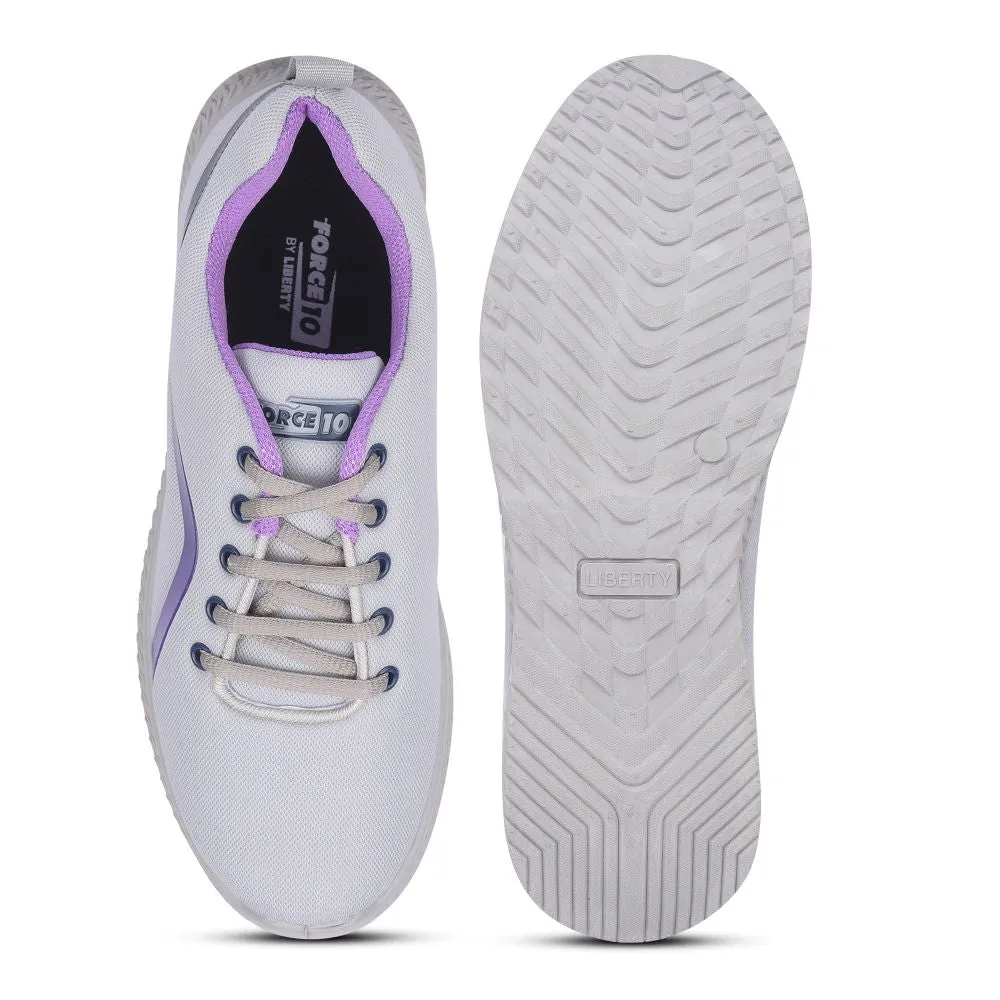 FORCE 10 By Liberty Women LYRA-02 Grey Sports Lacing Shoes