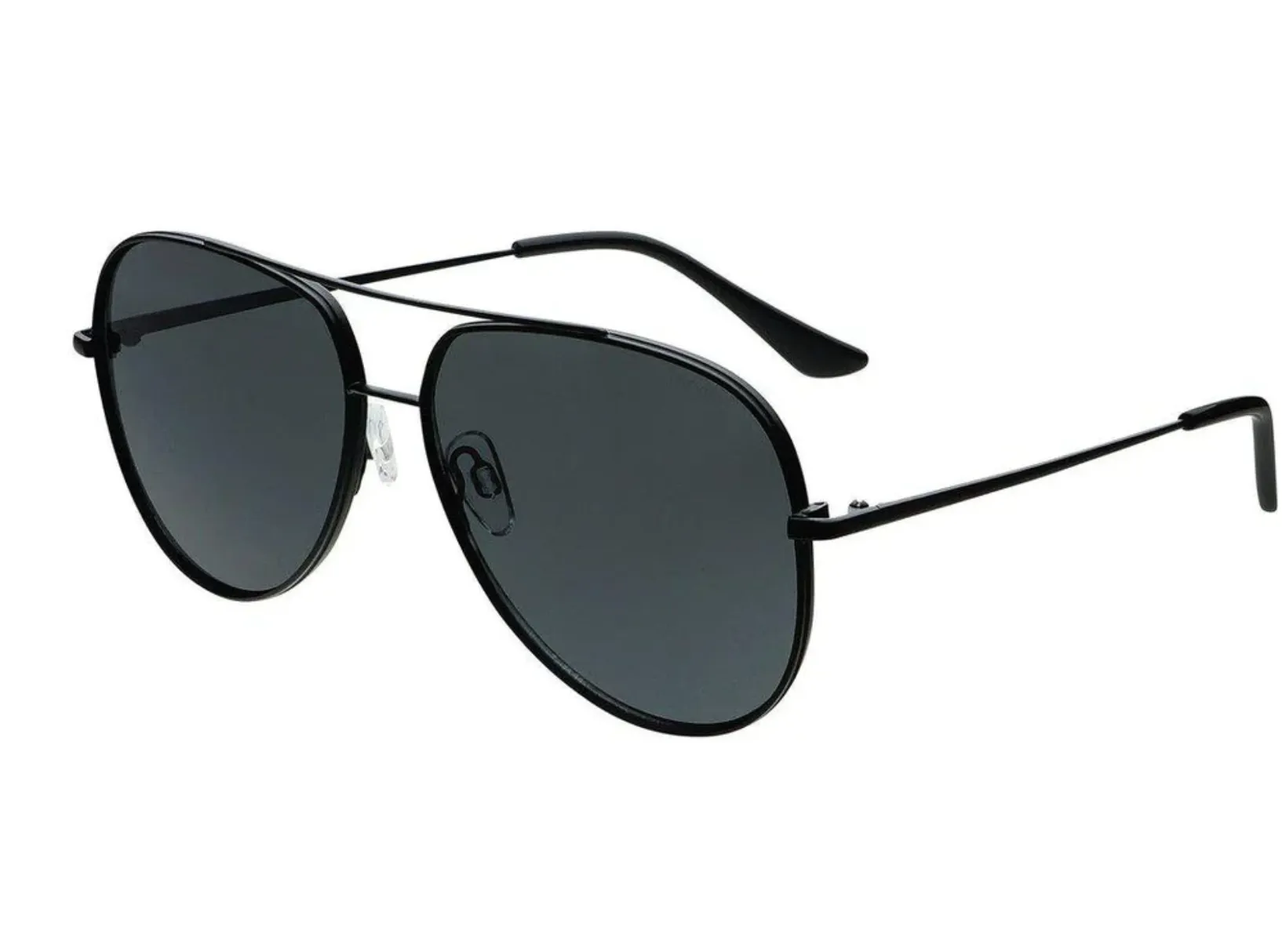 Freyrs Unisex Max Polorized Black Aviator Sunglasses