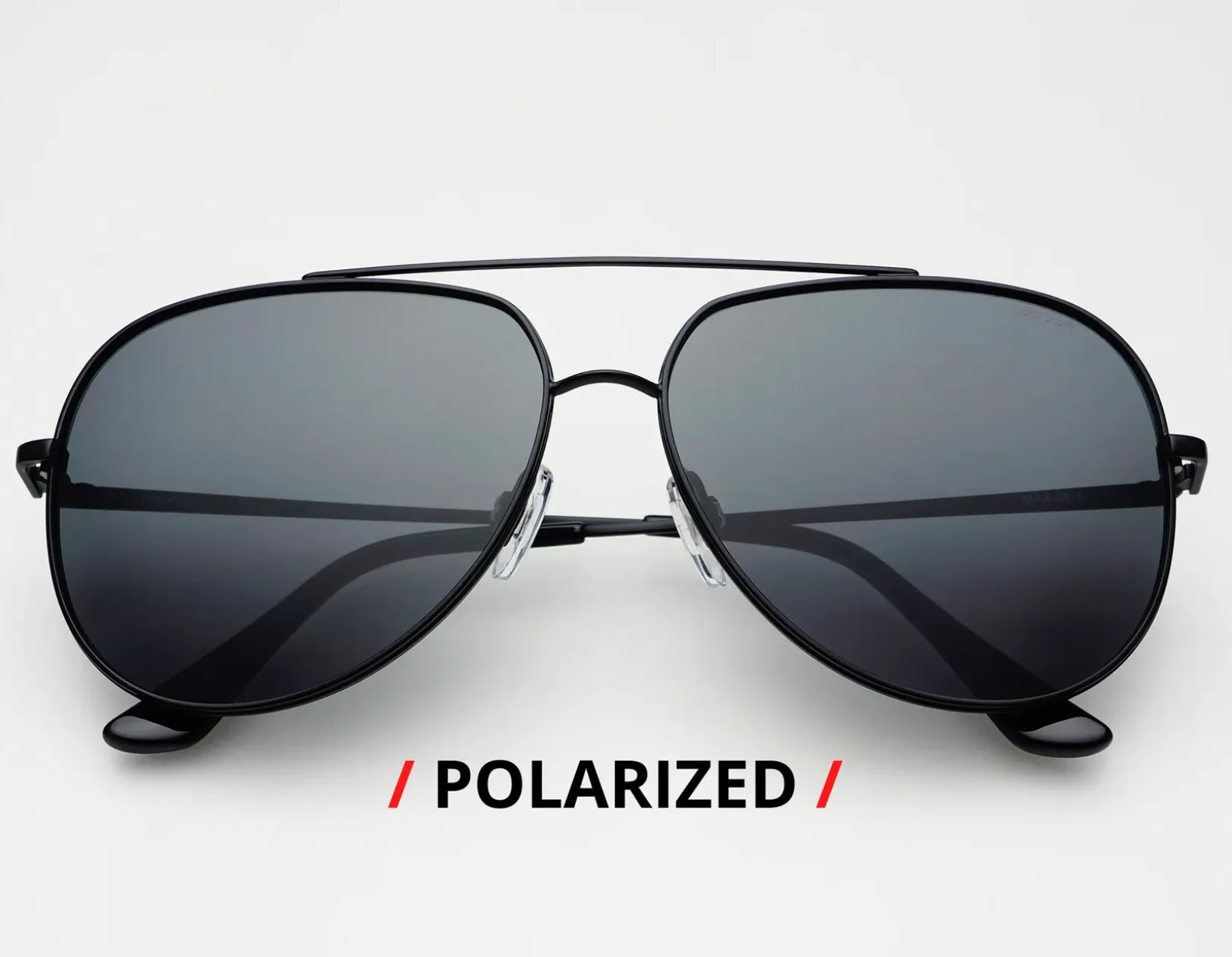 Freyrs Unisex Max Polorized Black Aviator Sunglasses