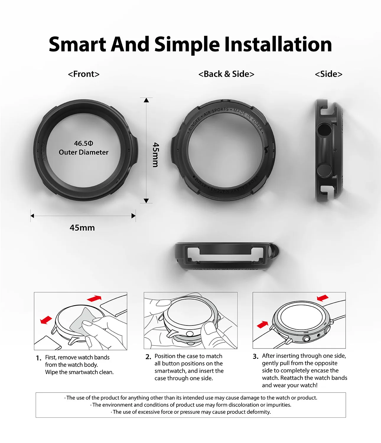 Galaxy Watch 3 45mm Case | Air Sports