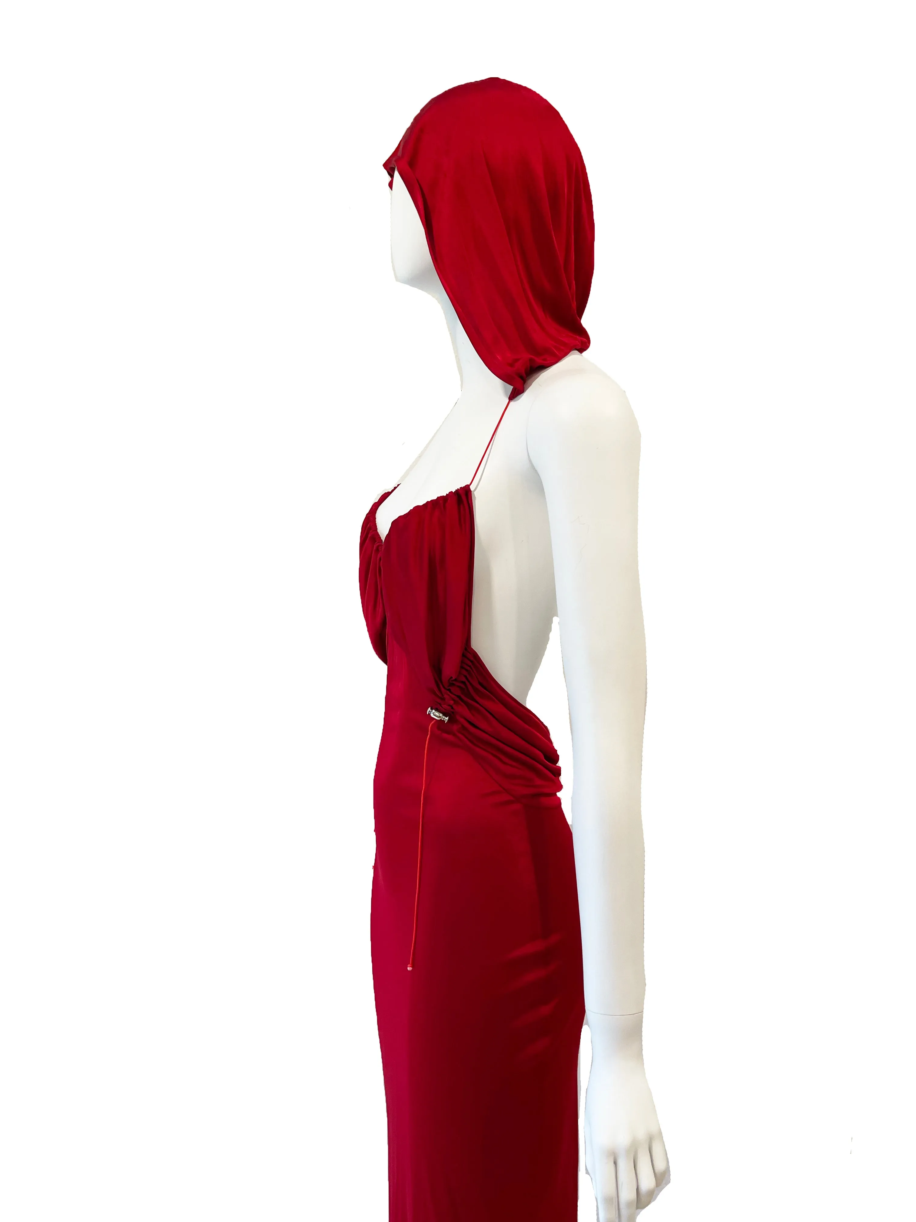 GALLIANO Hooded Gown