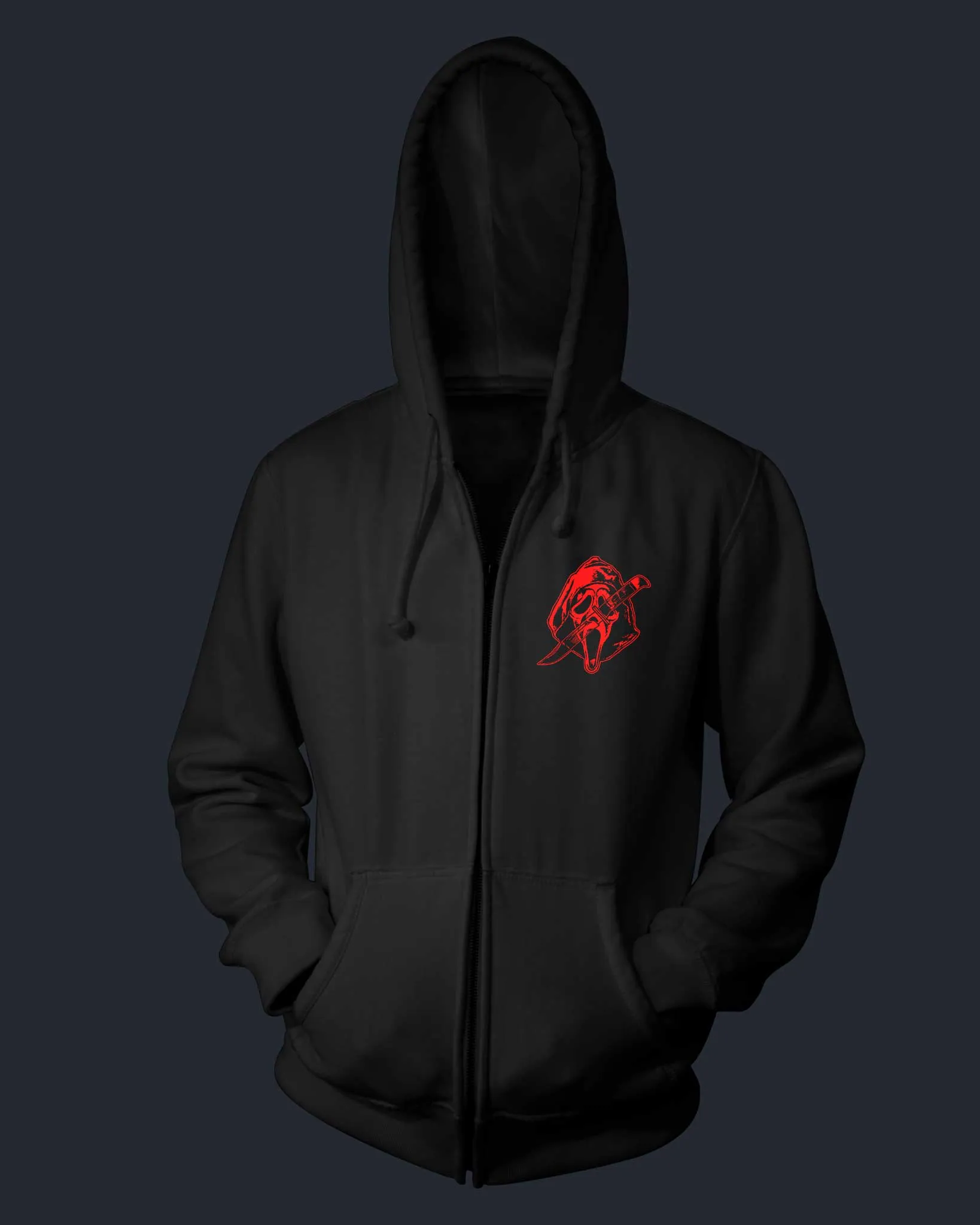 Ghost Face - Devil - Zippered Hoodie