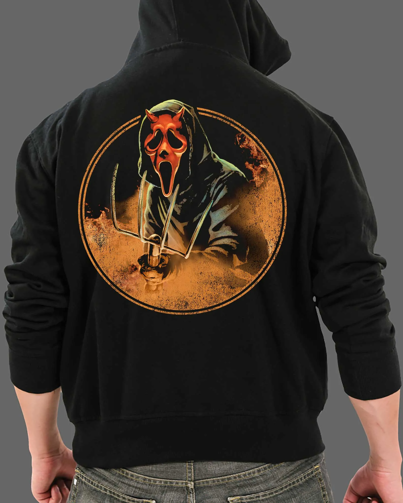 Ghost Face - Devil - Zippered Hoodie