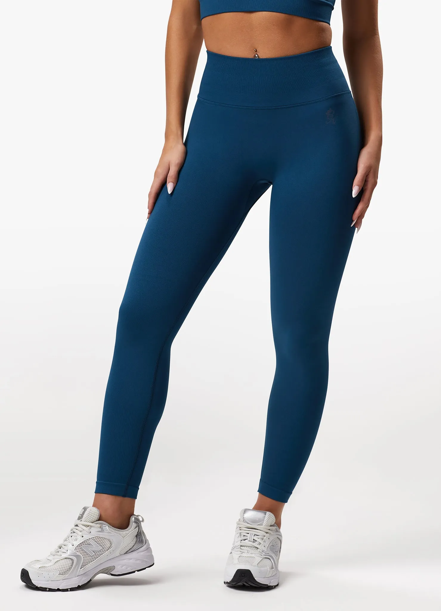 Gym King Sculpt Seamless Legging - Marine Teal