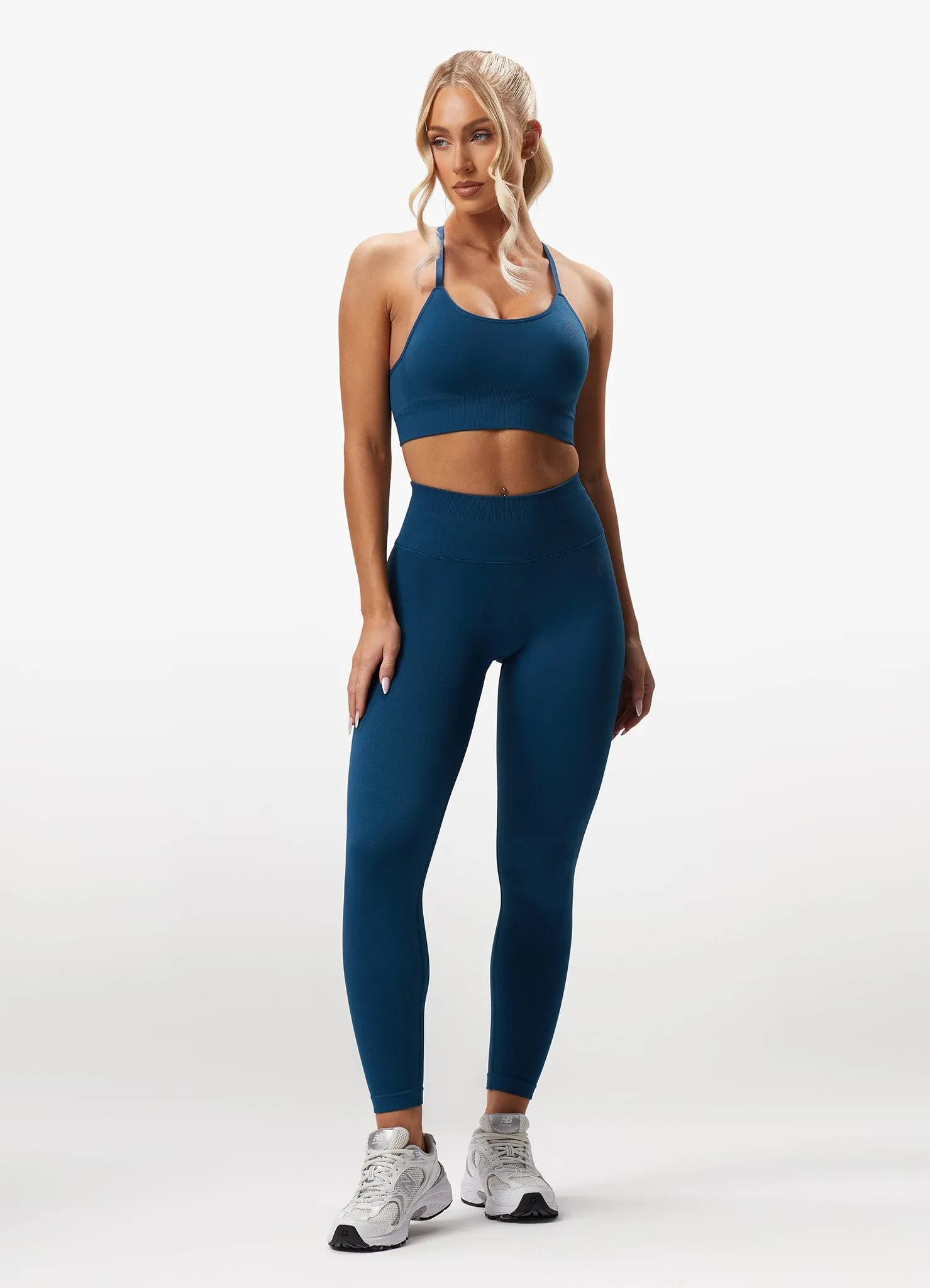 Gym King Sculpt Seamless Legging - Marine Teal