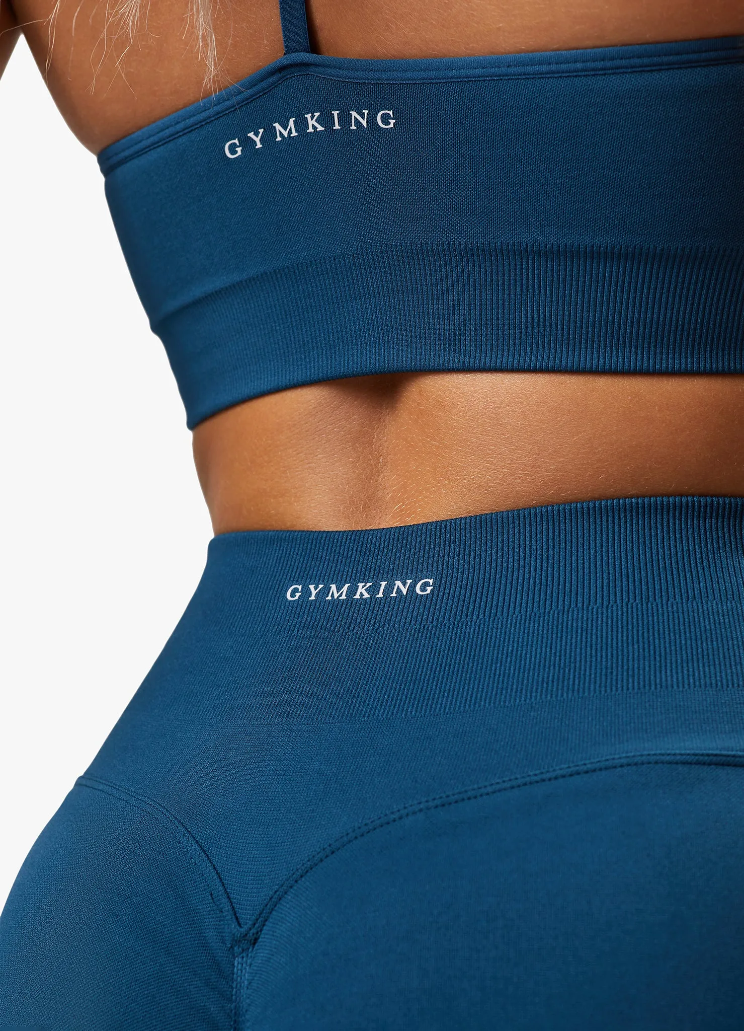 Gym King Sculpt Seamless Legging - Marine Teal