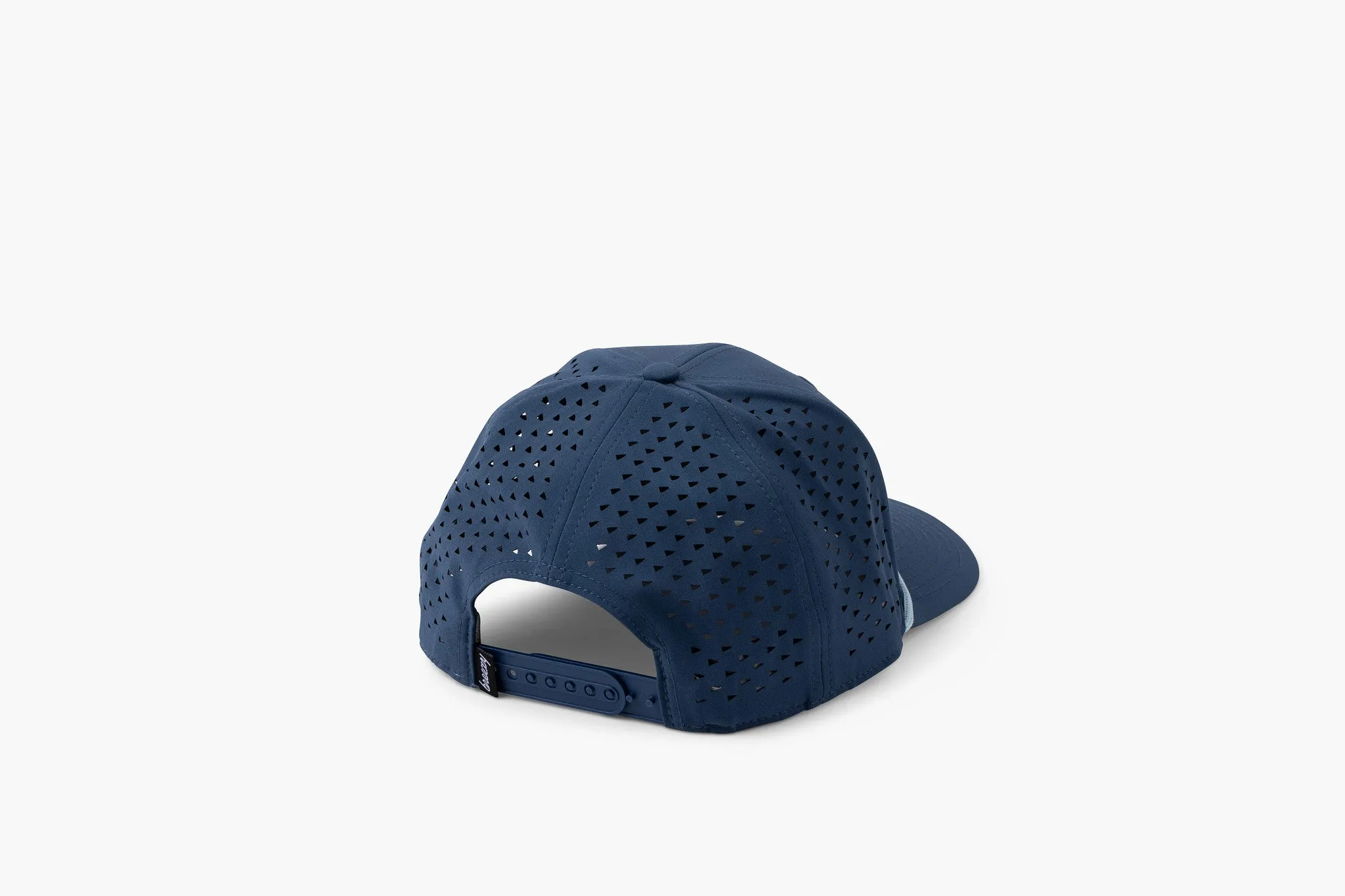 Have A Day Perforated Patch Hat - Blue