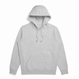 Heather Grey Organic Cotton Hooded Sweatshirt