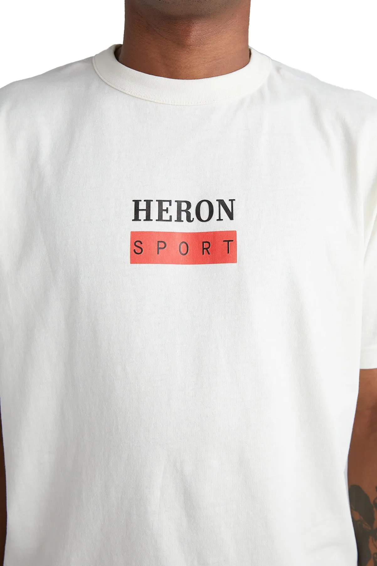 Heron Preston Sport Logo Tee 'White'