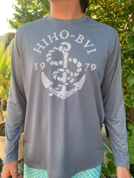 HIHO-BVI Anchor UPF50 Shirt - Voyage Gray