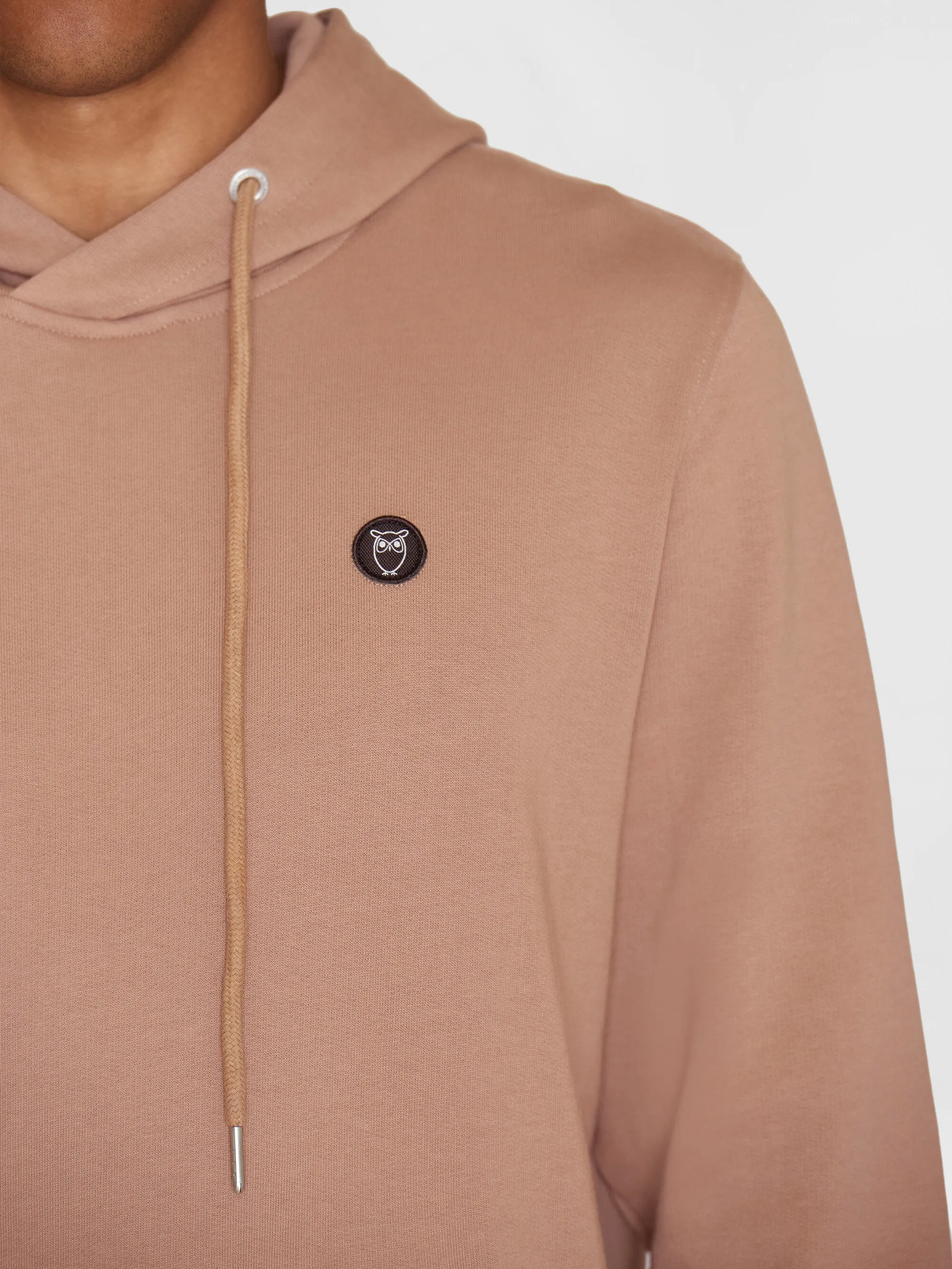 Hood basic badge sweat - Chocolate Malt