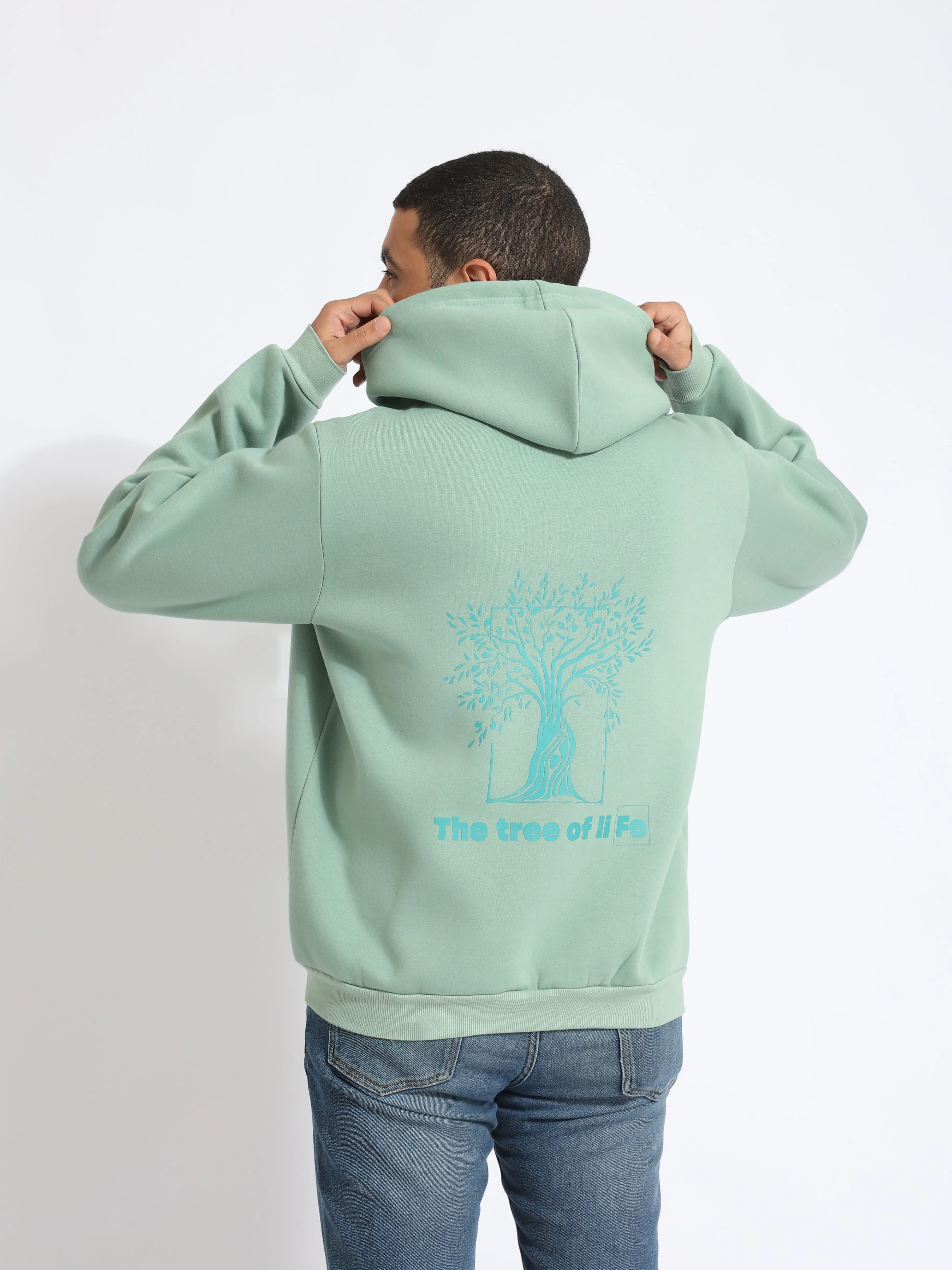 Hoodie - Kangaroo Pocket - "The Tree of Life" Back Print